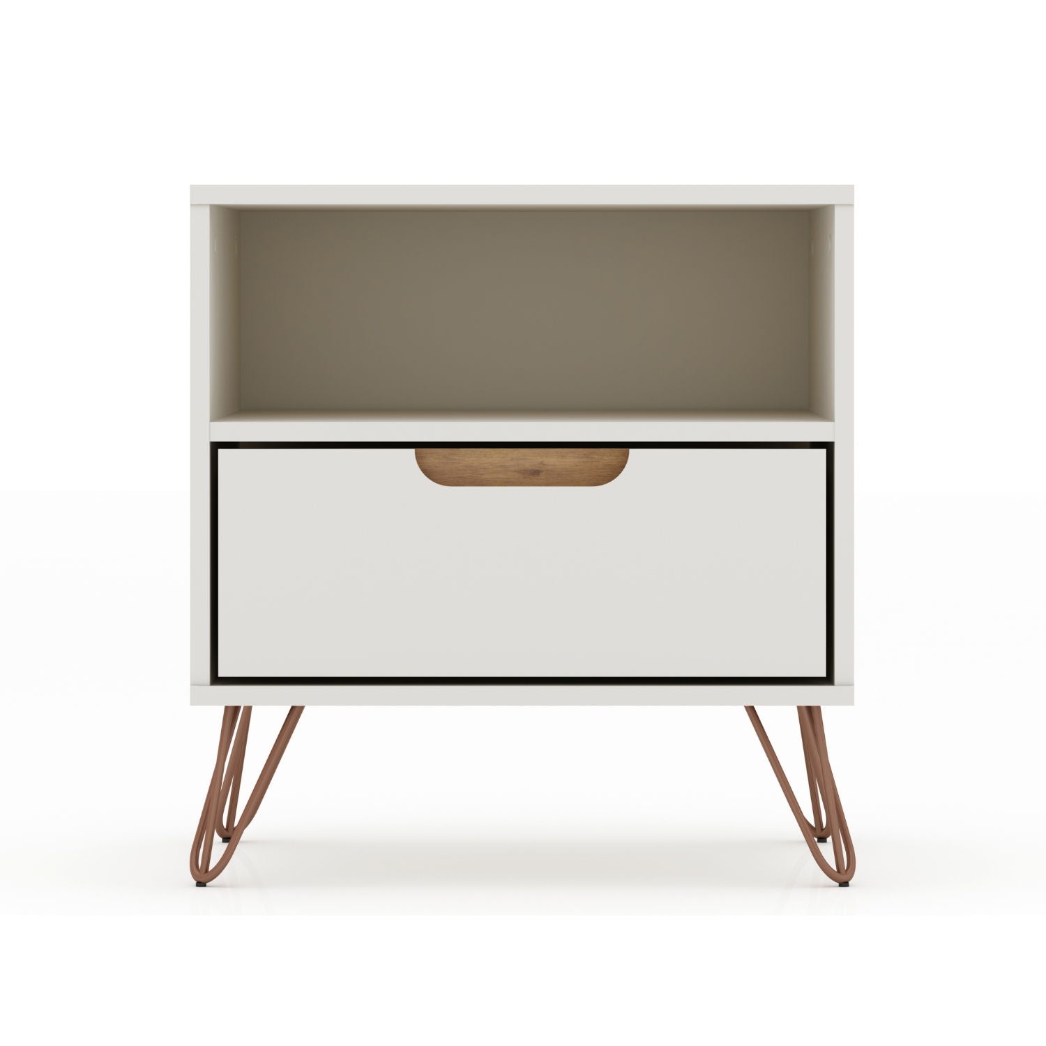 Rockefeller - Nightstand With 1 Drawer - Off White