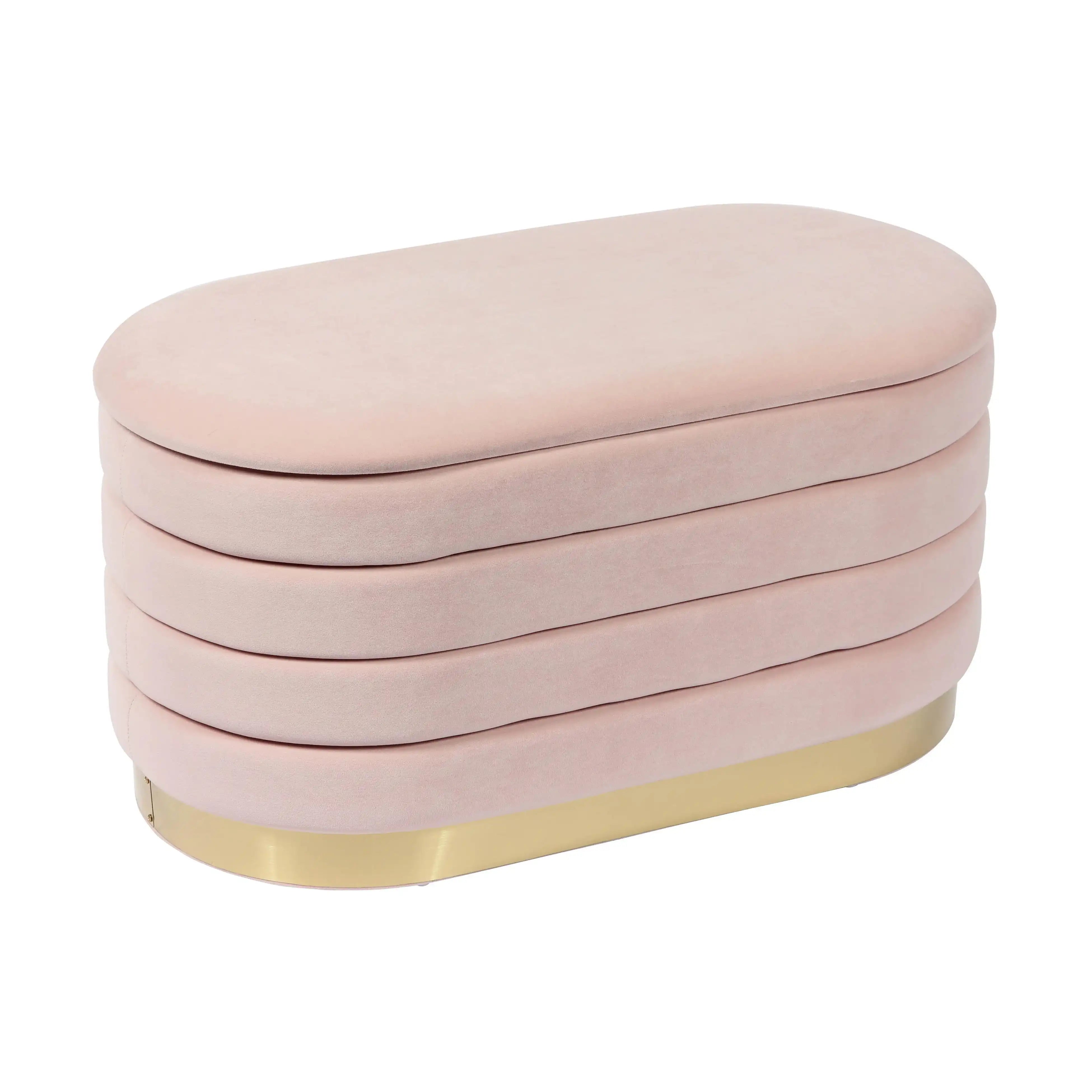 Lillian - Velvet Storage Bench