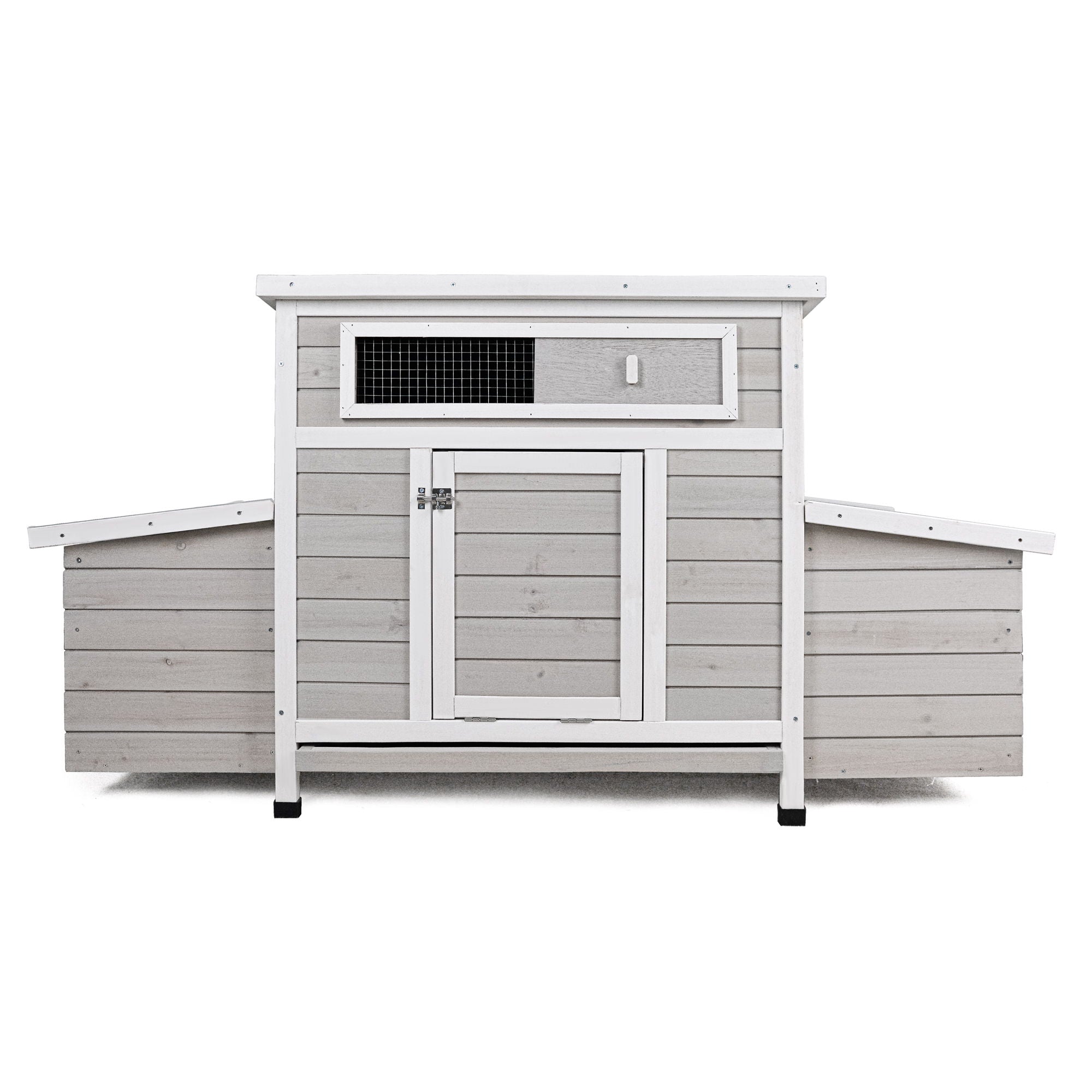 Large Chicken Coop Outdoor Hen House & Dual Nesting Boxes