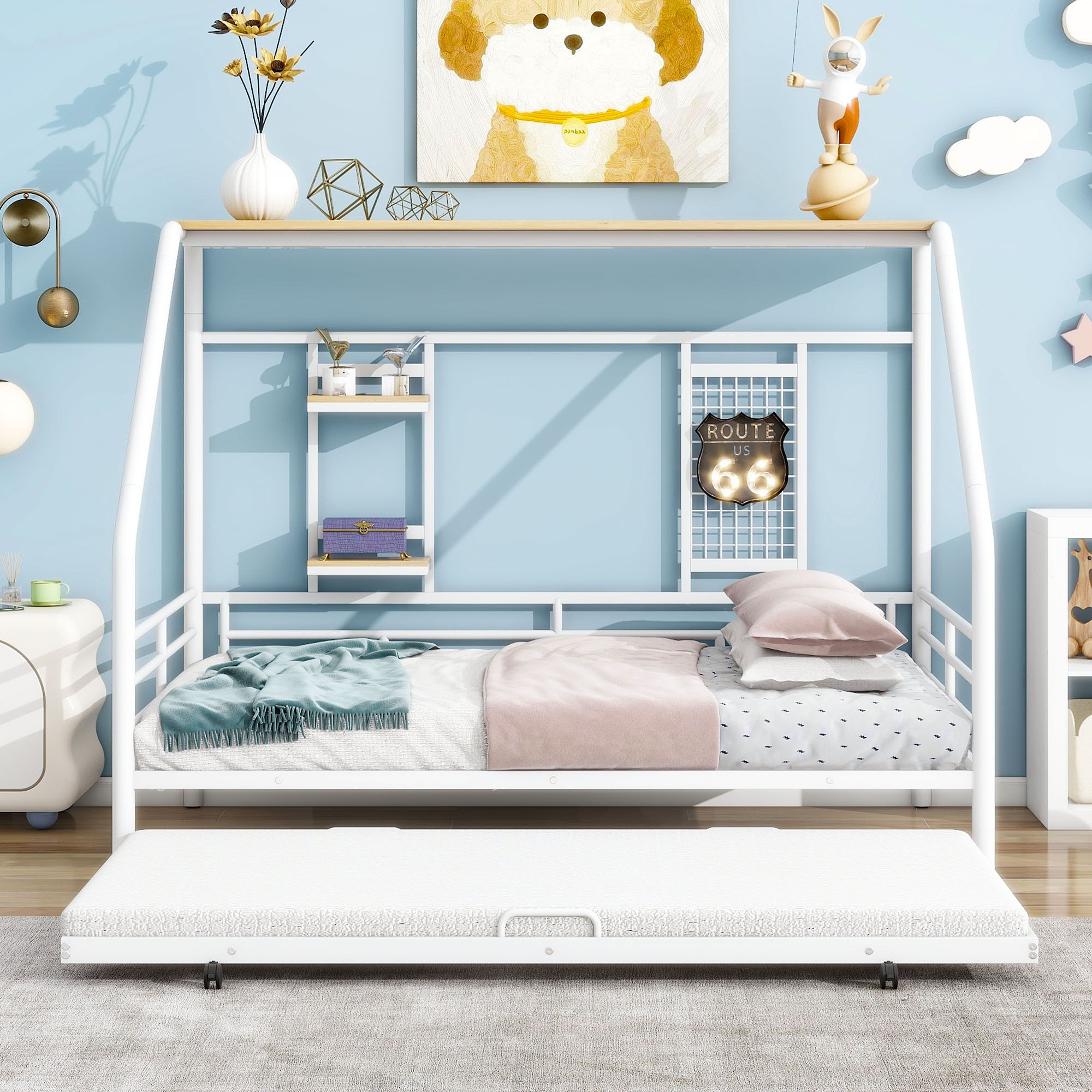 Playhouse Design Bed With Trundle