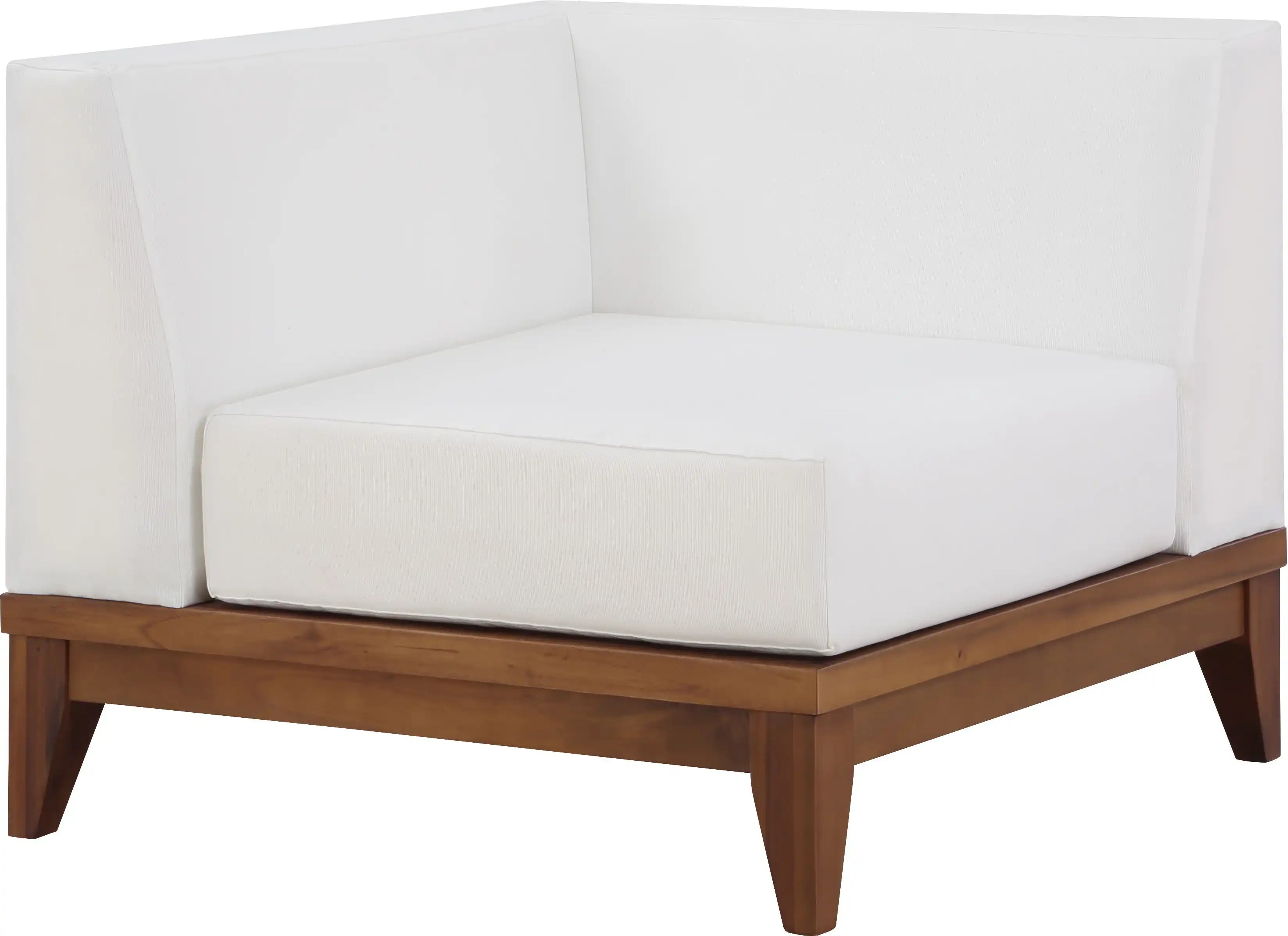 Rio - Corner Chair - Off White - Best Buy Furniture