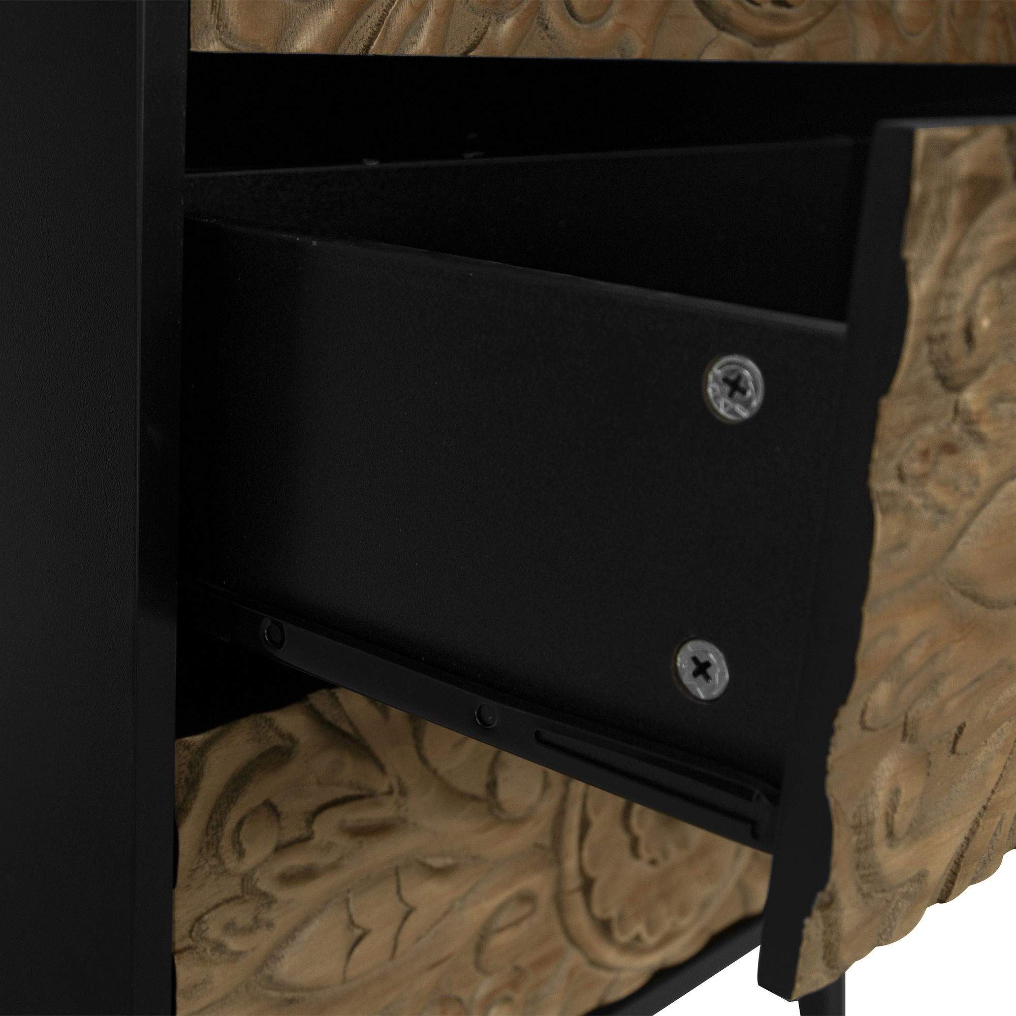 3 Drawer Cabinet, Suitable For Bedroom - Black - Best Buy Furniture