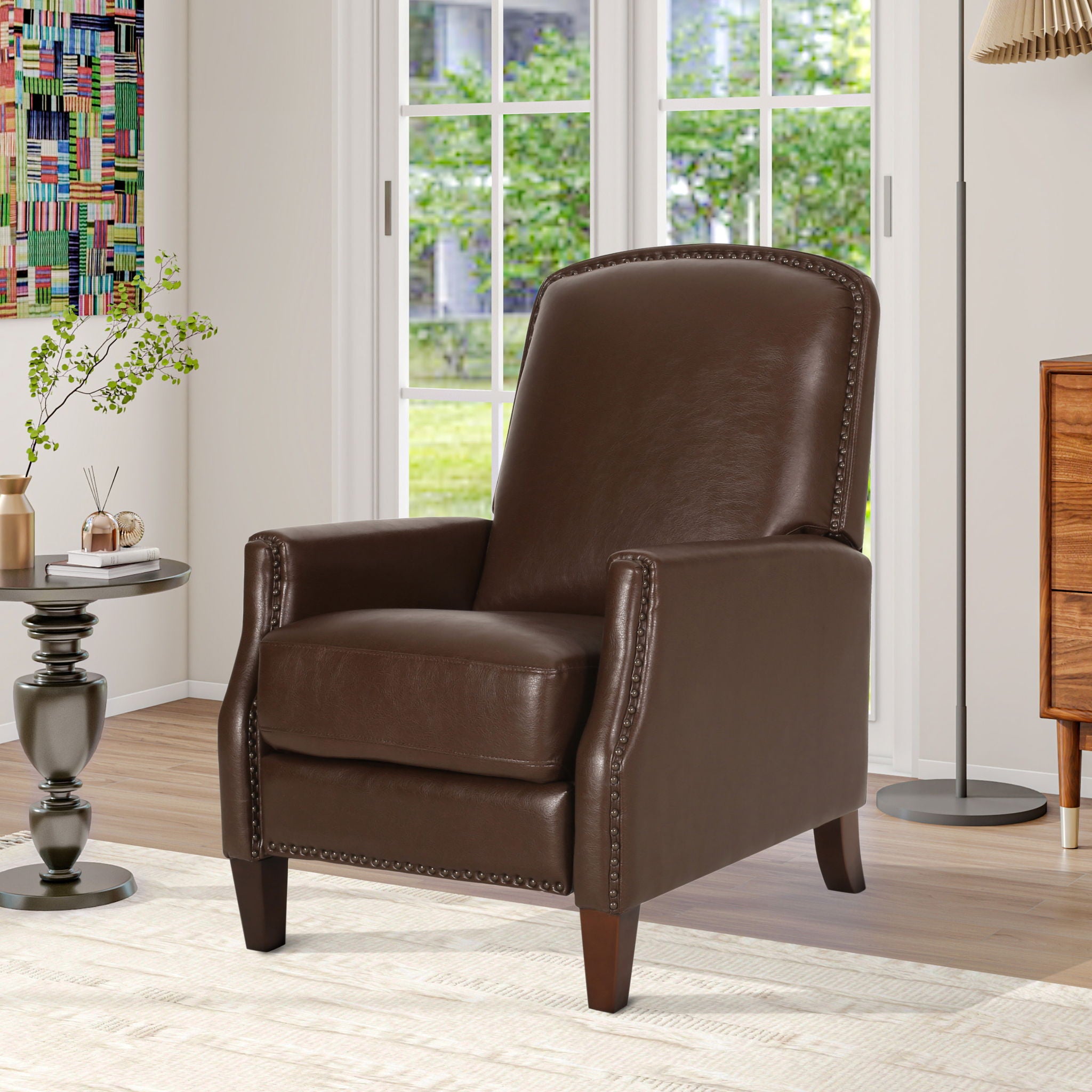 Recliner Chair With Rivets - Best Buy Furniture
