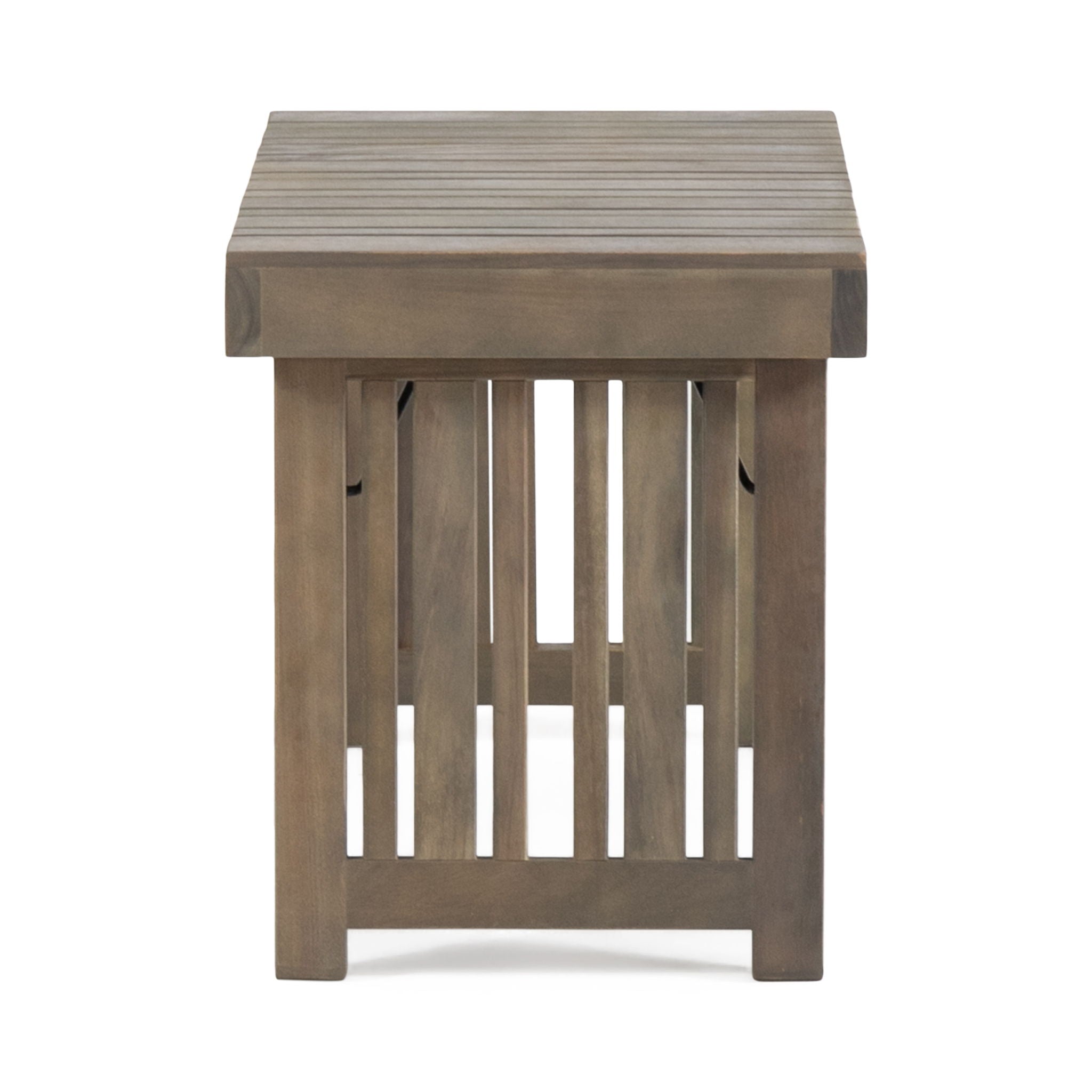 Temptation - Outdoor Foldable Side Table With Slat Design - Best Buy Furniture