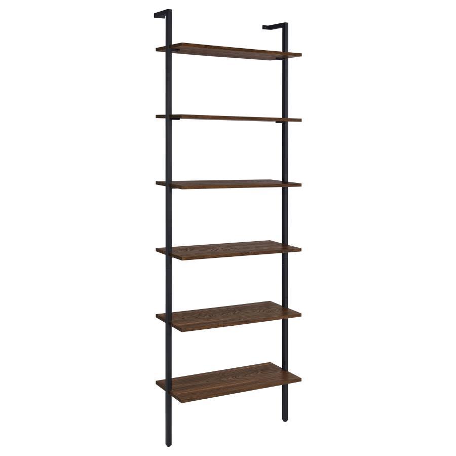 Owens - 3 Piece Wall Mounted Bookshelf Set - Walnut - Best Buy Furniture