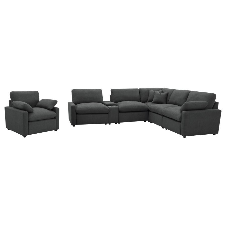 Collins - Upholstered Power Recliner Chair