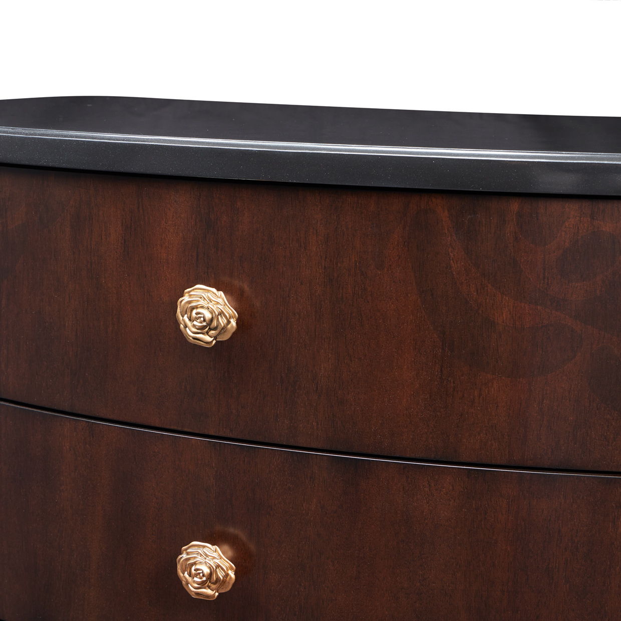 Camellia Field - Nightstand - Dark Brown