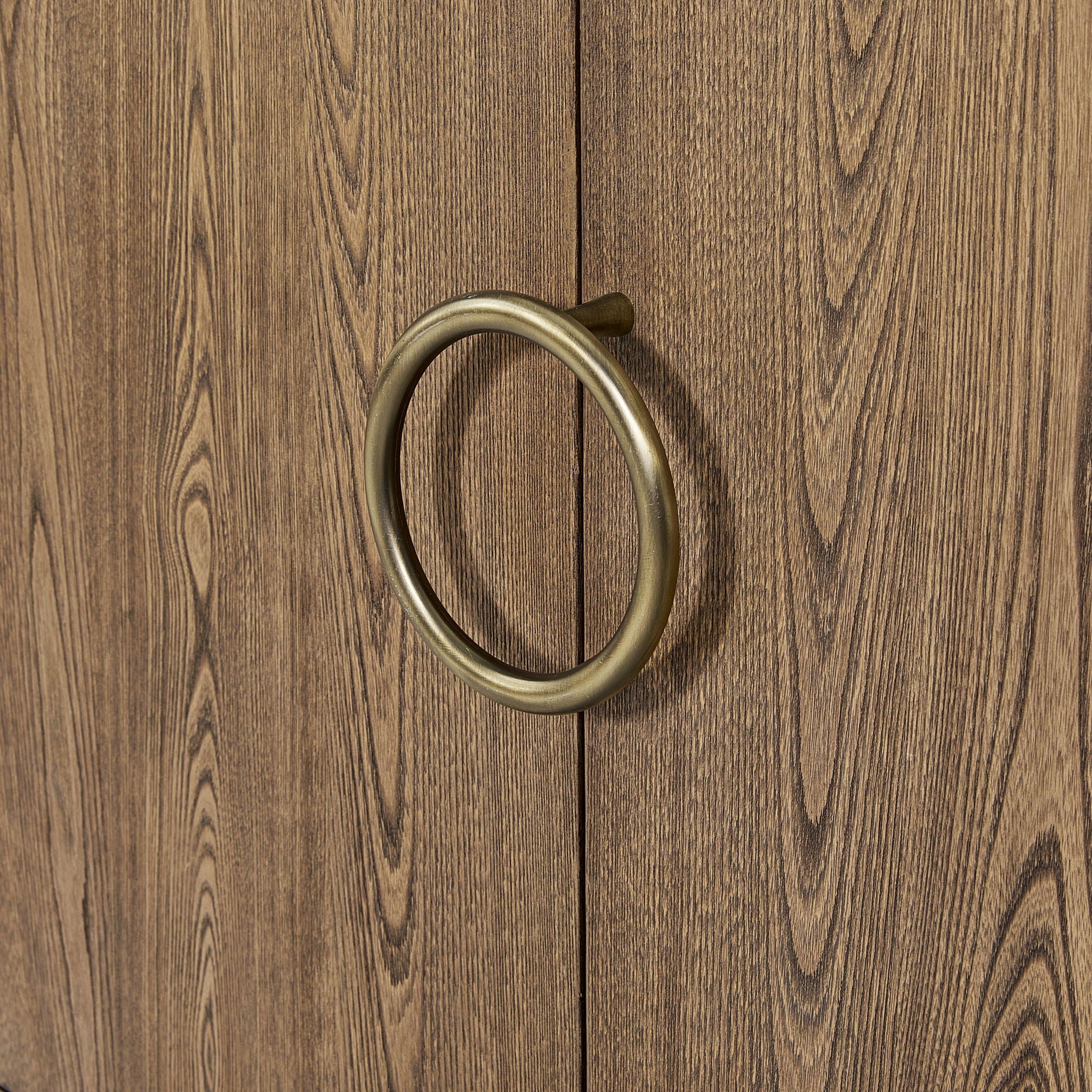 Two Door Server - Light Brown