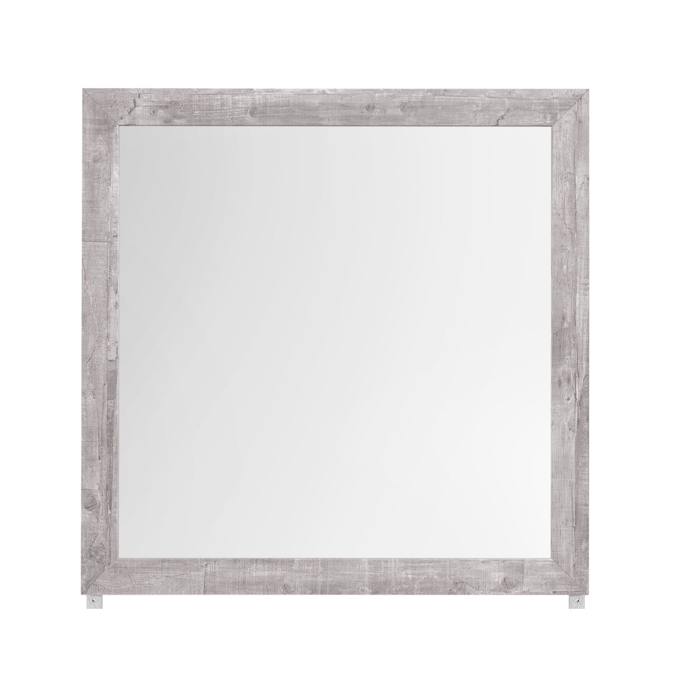 Rover - Mirror - Gray - Best Buy Furniture