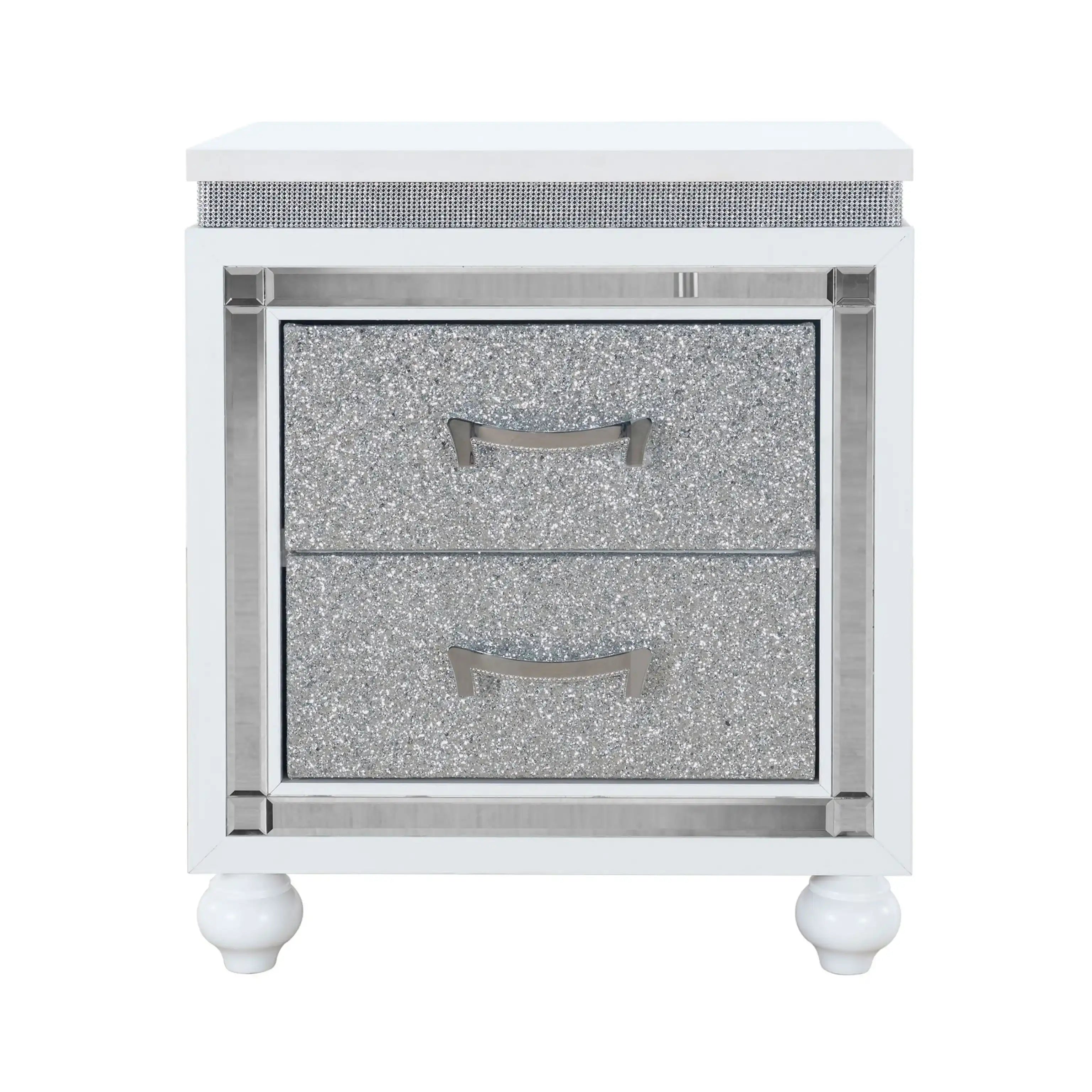 Maloise - Nightstand - White - Best Buy Furniture