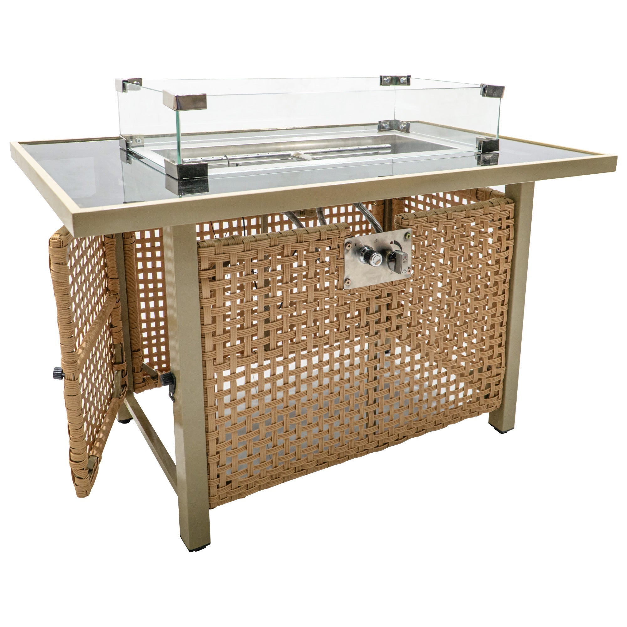 K&K 43' Propane Gas Fire Pit Table