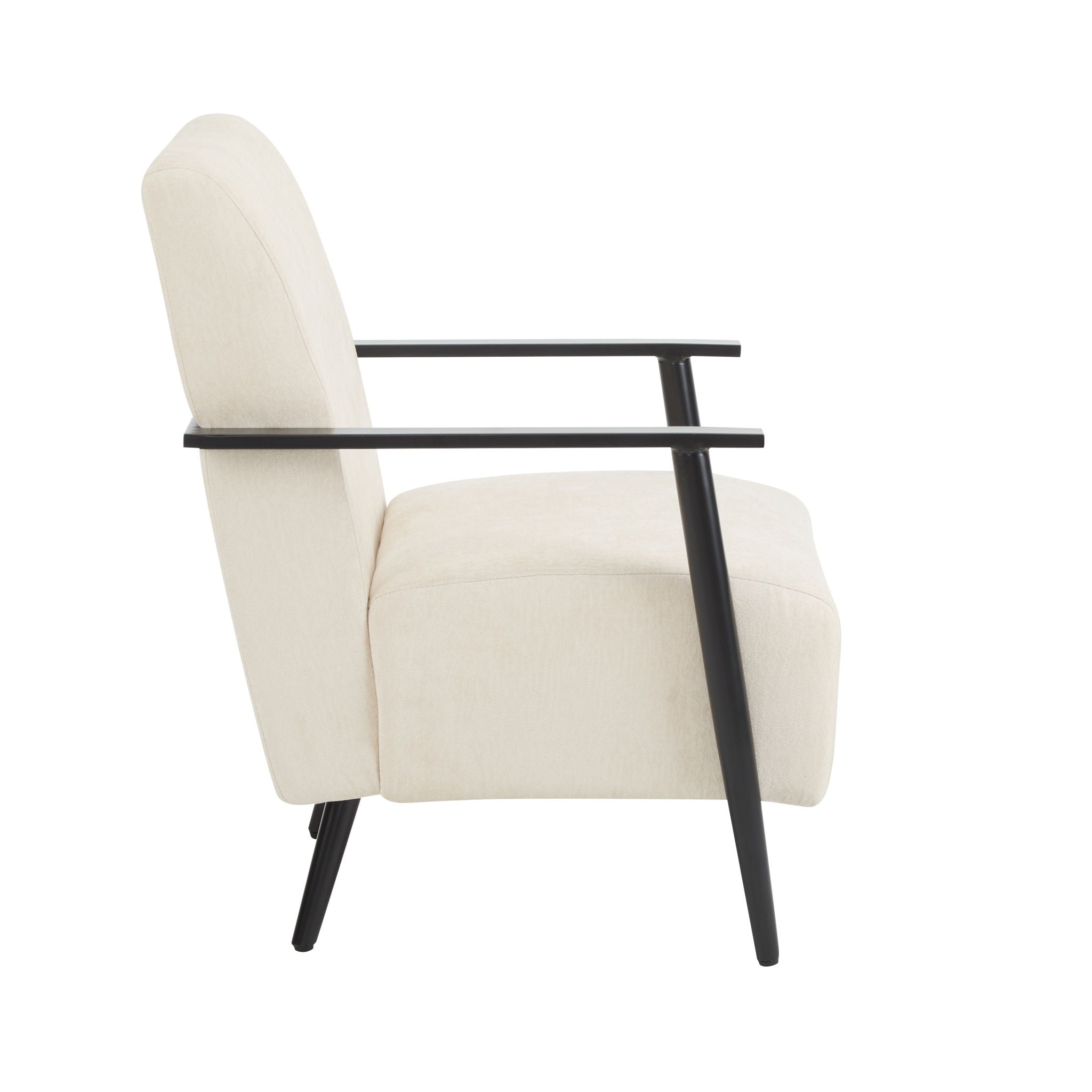 Modern Lounge Chair With Polyester Upholstery