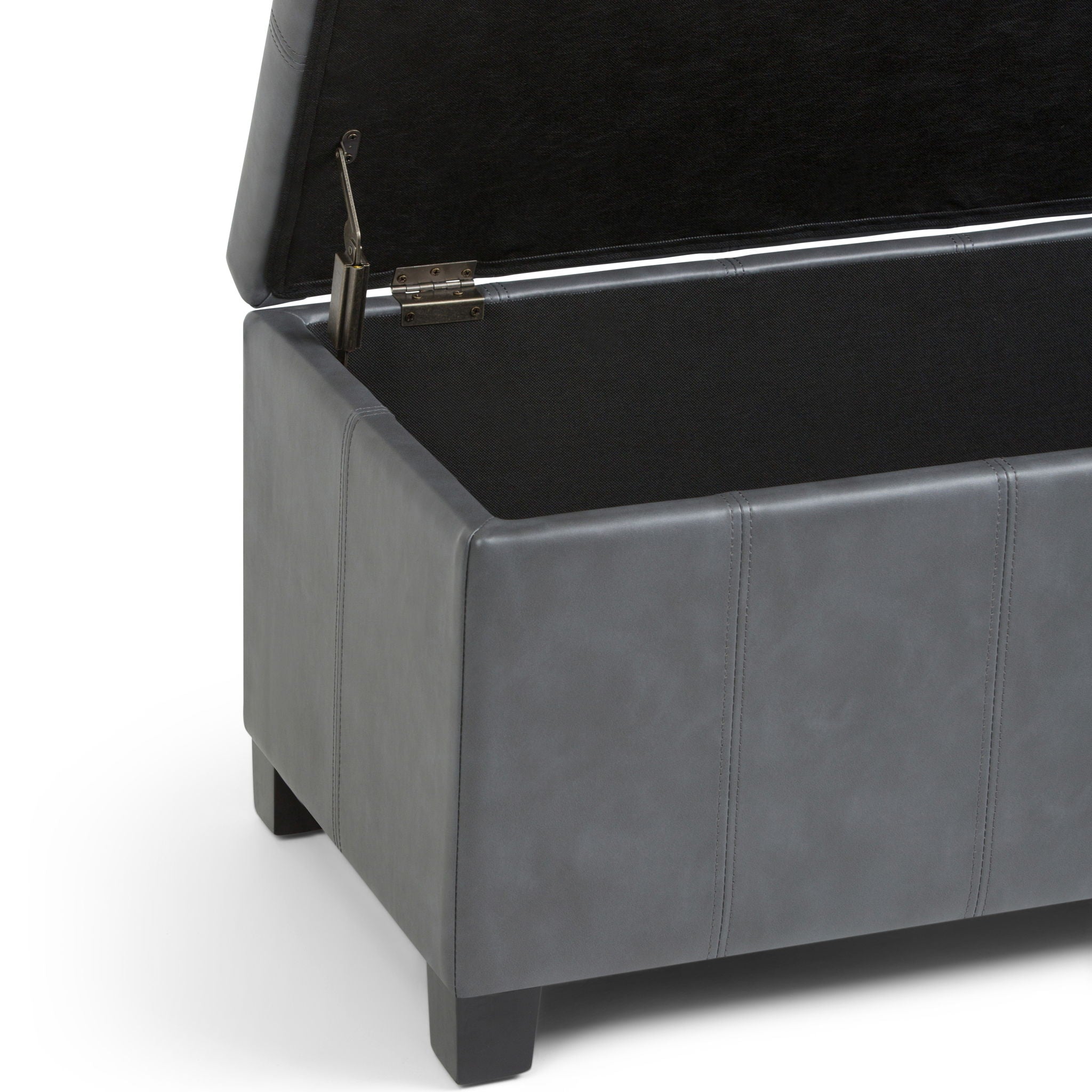 Dover - Upholstered Storage Ottoman Bench - Best Buy Furniture