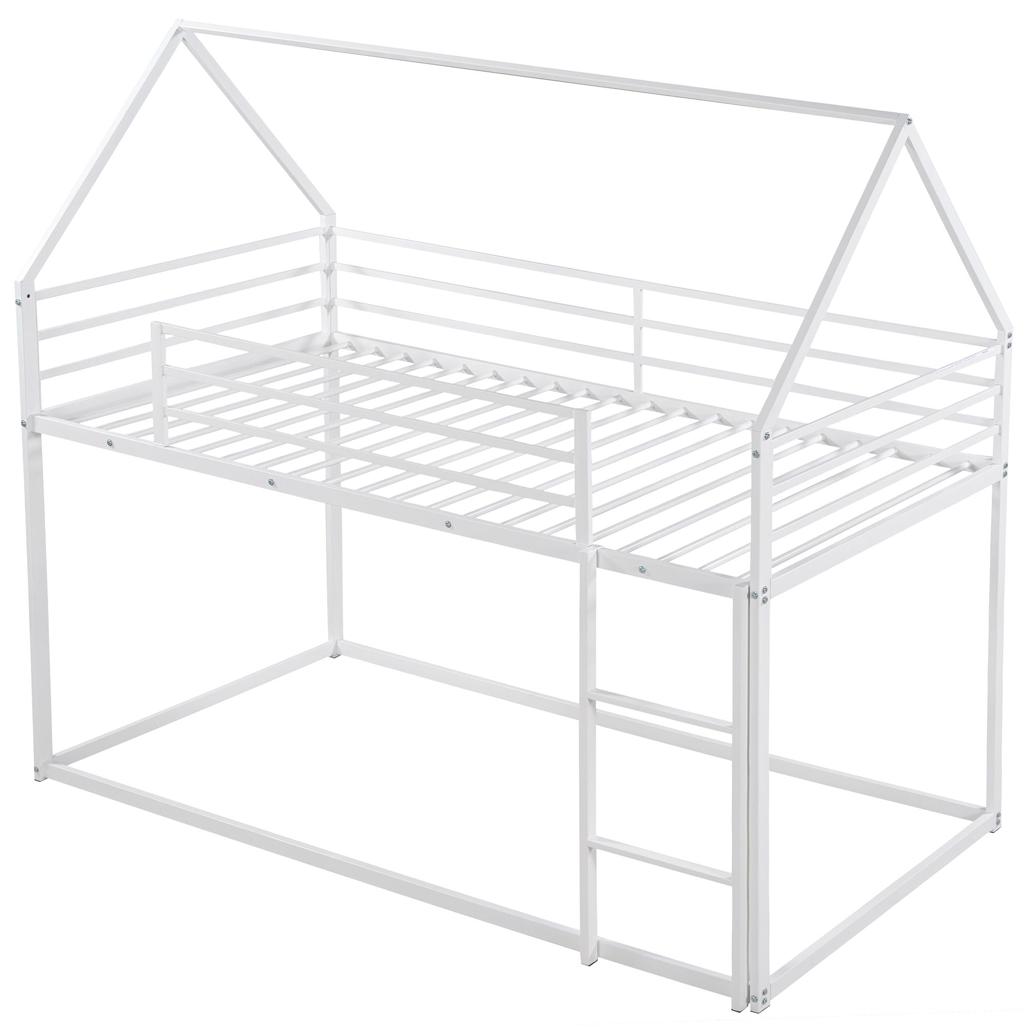 House Bunk Bed With Built In Ladder