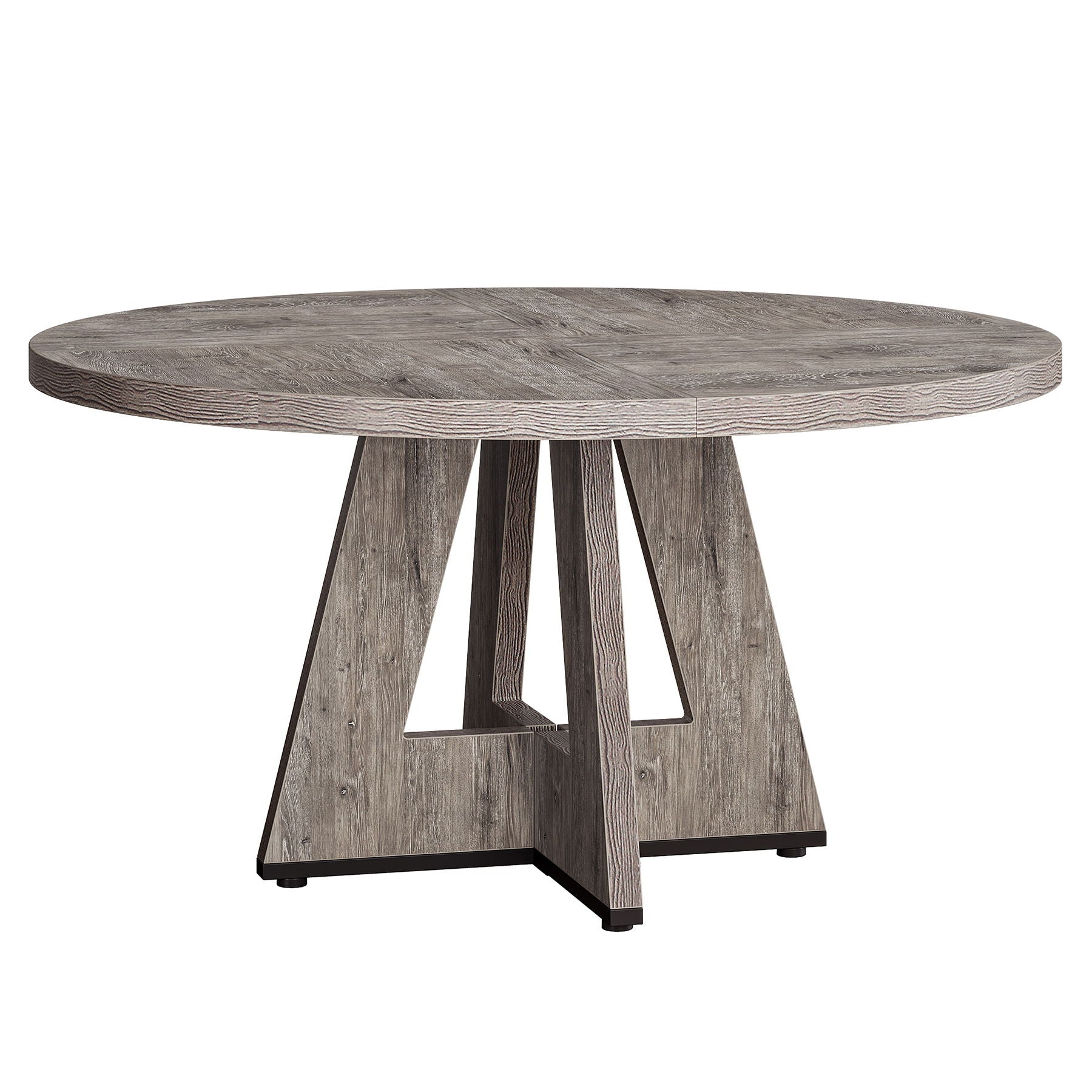 Round Dining Cross Base Kitchen Table