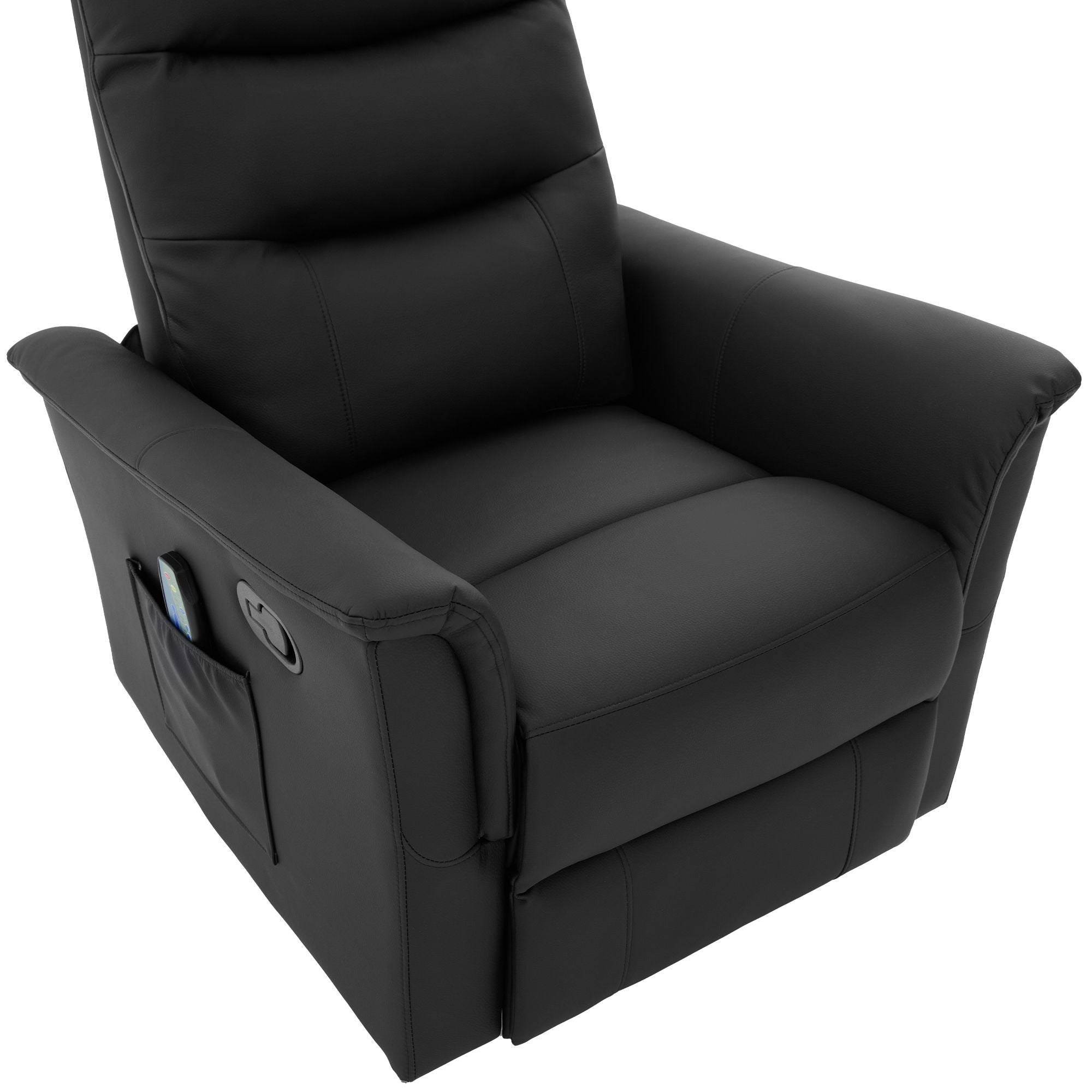 Manual Recliner Chair With 8 Point Massage And Swivel Function