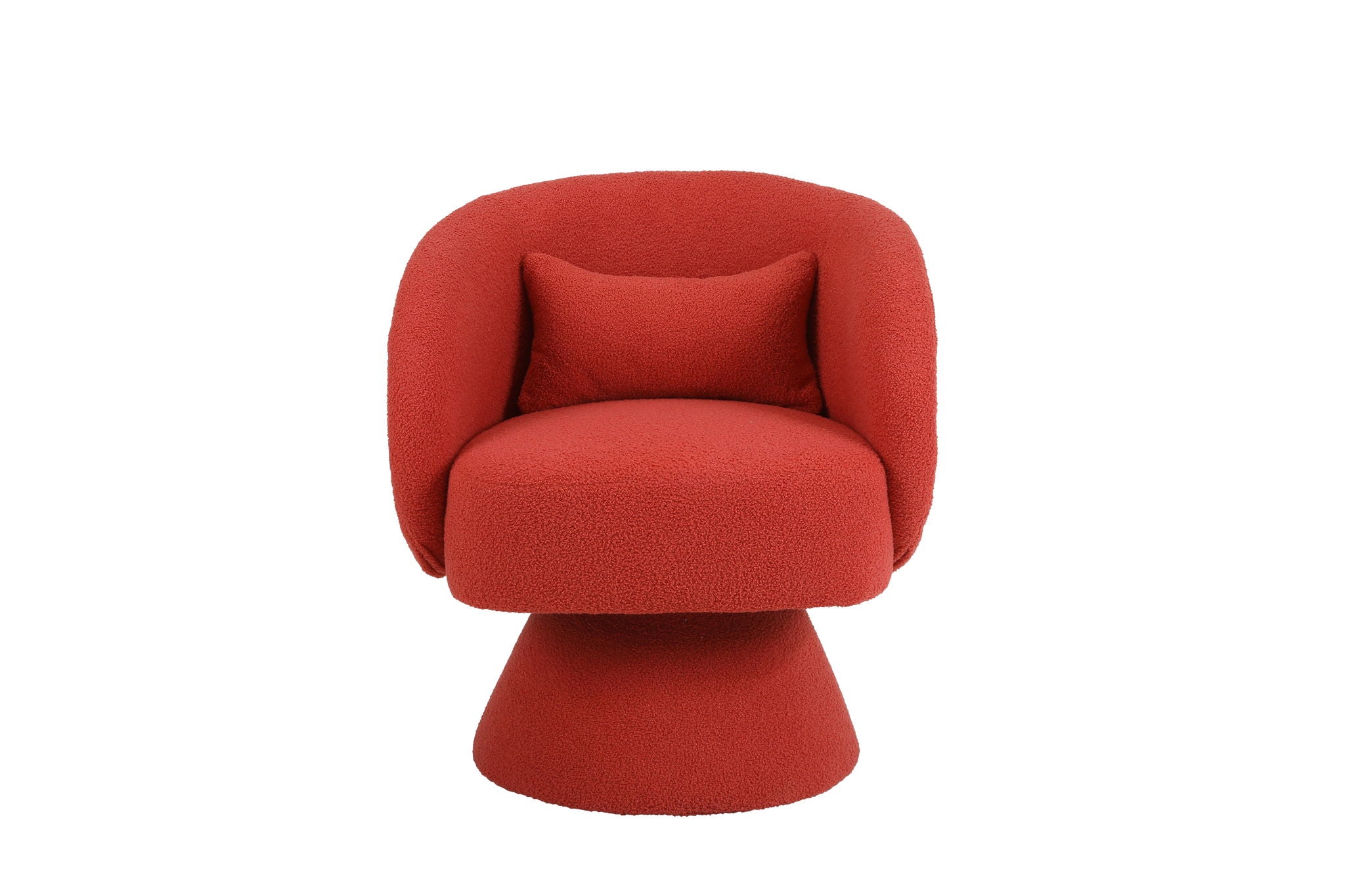 Swivel Accent Chair Armchair, Round Barrel Chair For Living Room Bedroom