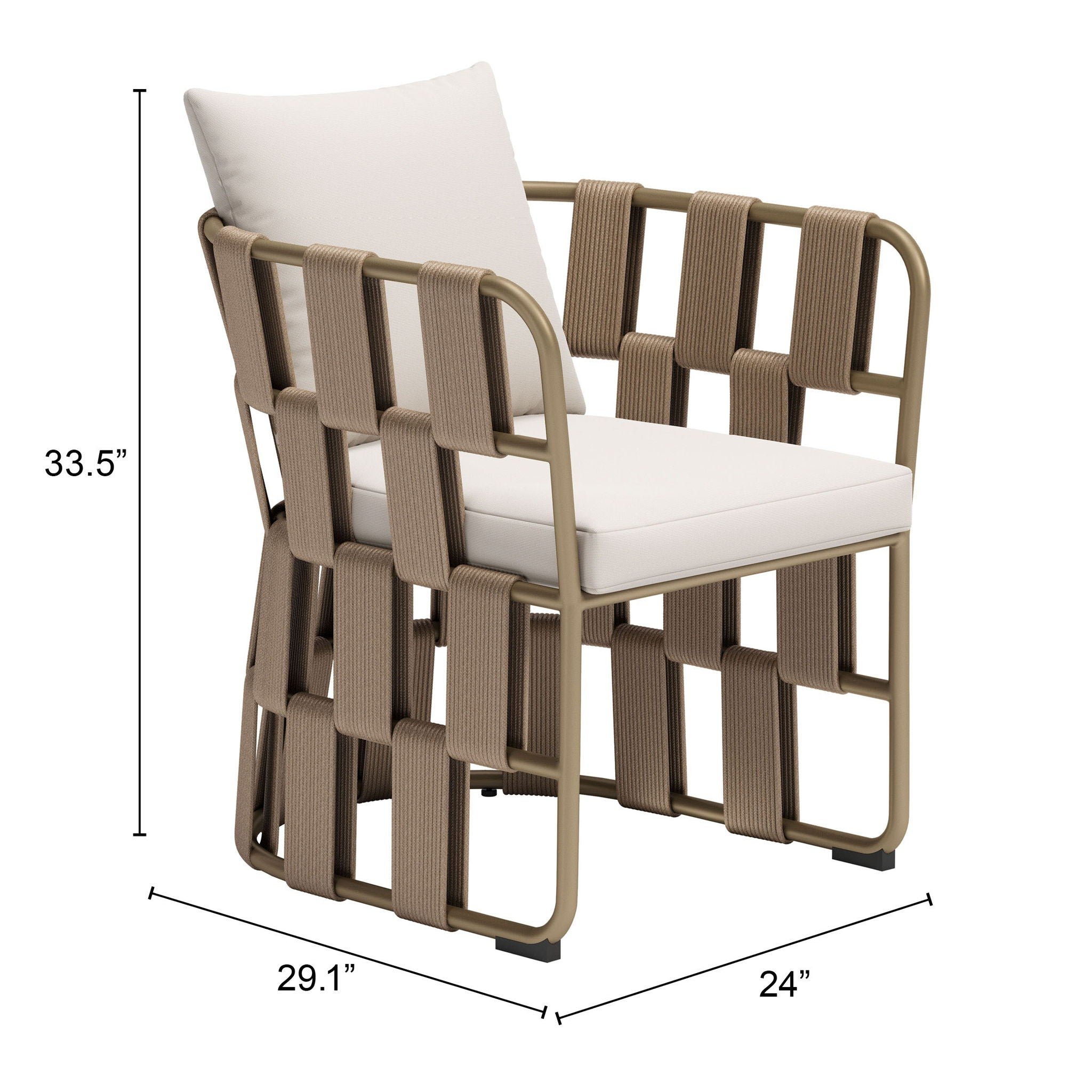 Quadrat - Dining Chair - White