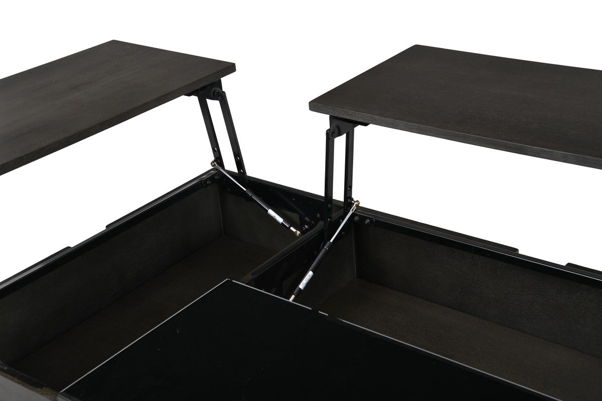 Bruno - Wooden Table With Tempered Glass Top And Drawer - Best Buy Furniture