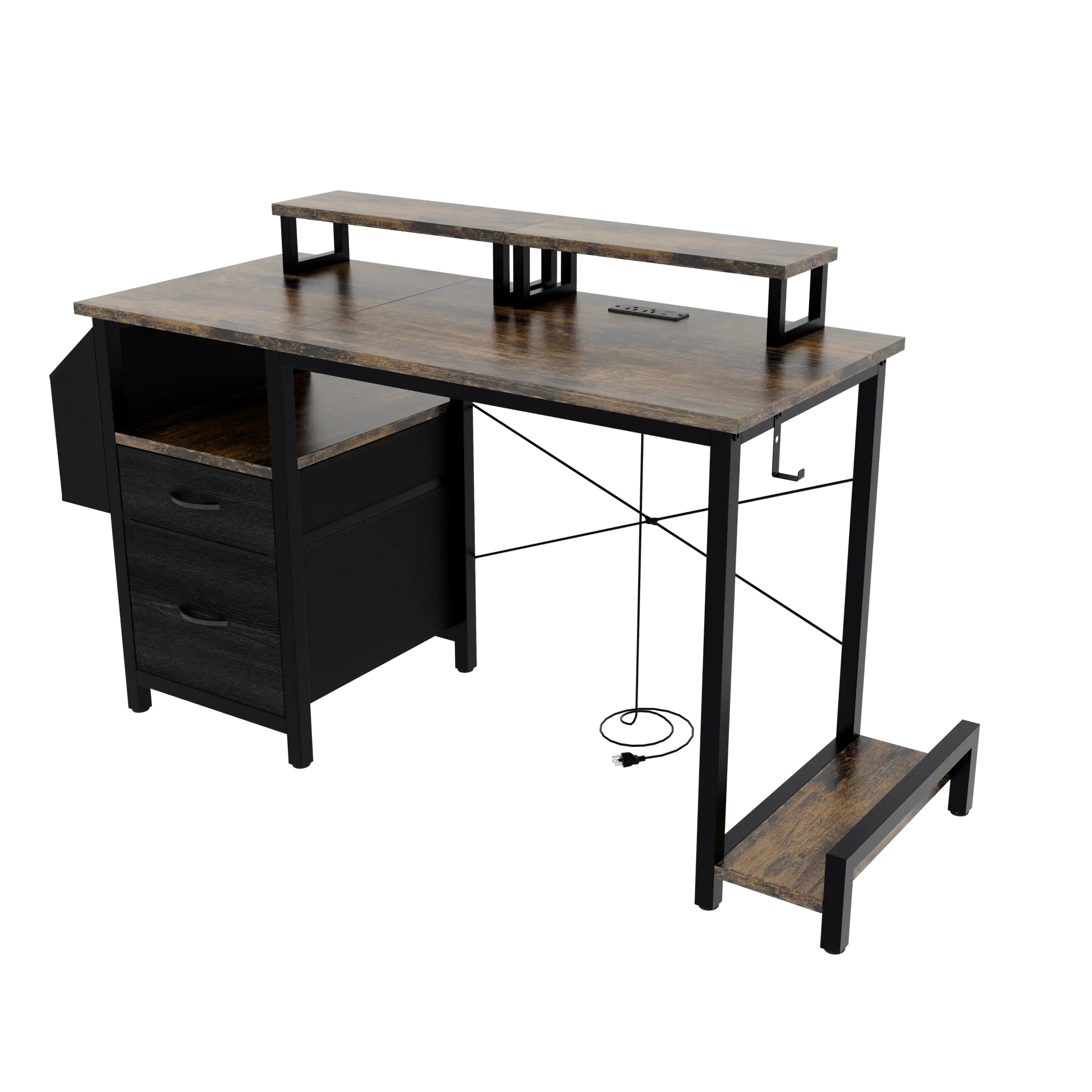 Jovie Computer Desk with Drawer and Power Outlets - Best Buy Furniture
