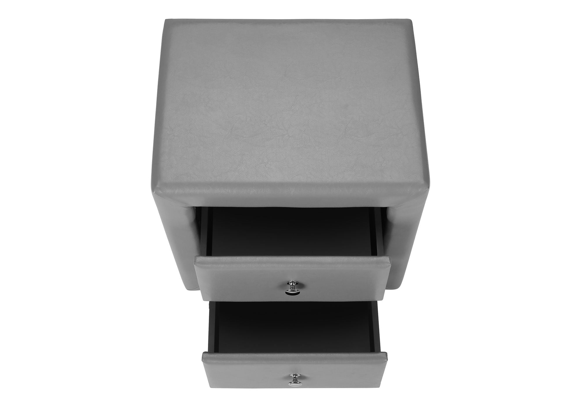 Nightstand, Storage Drawer Versatile Use, Upholstered, Transitional