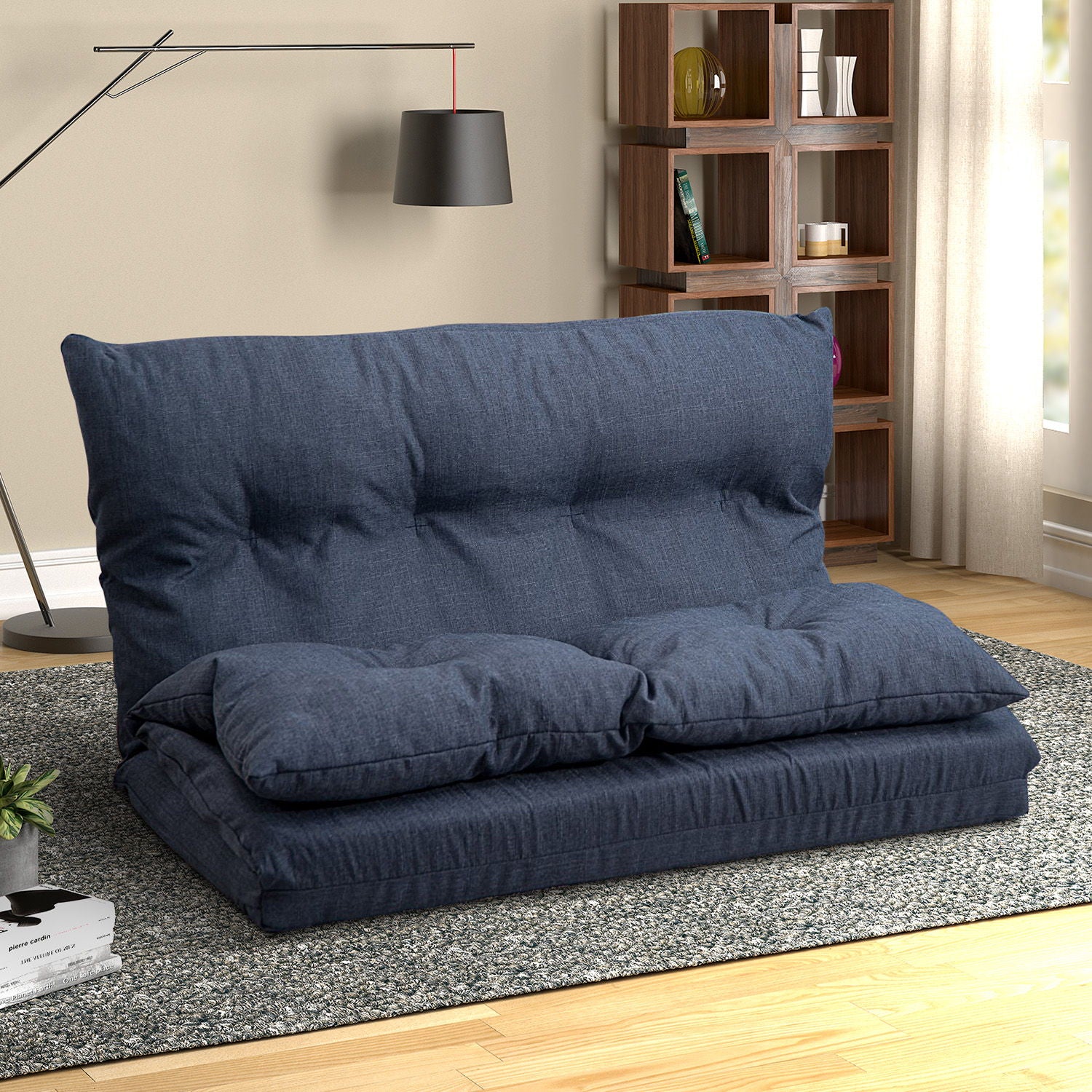 Adjustable Folding Chaise Lounge Sofa, Floor Couch