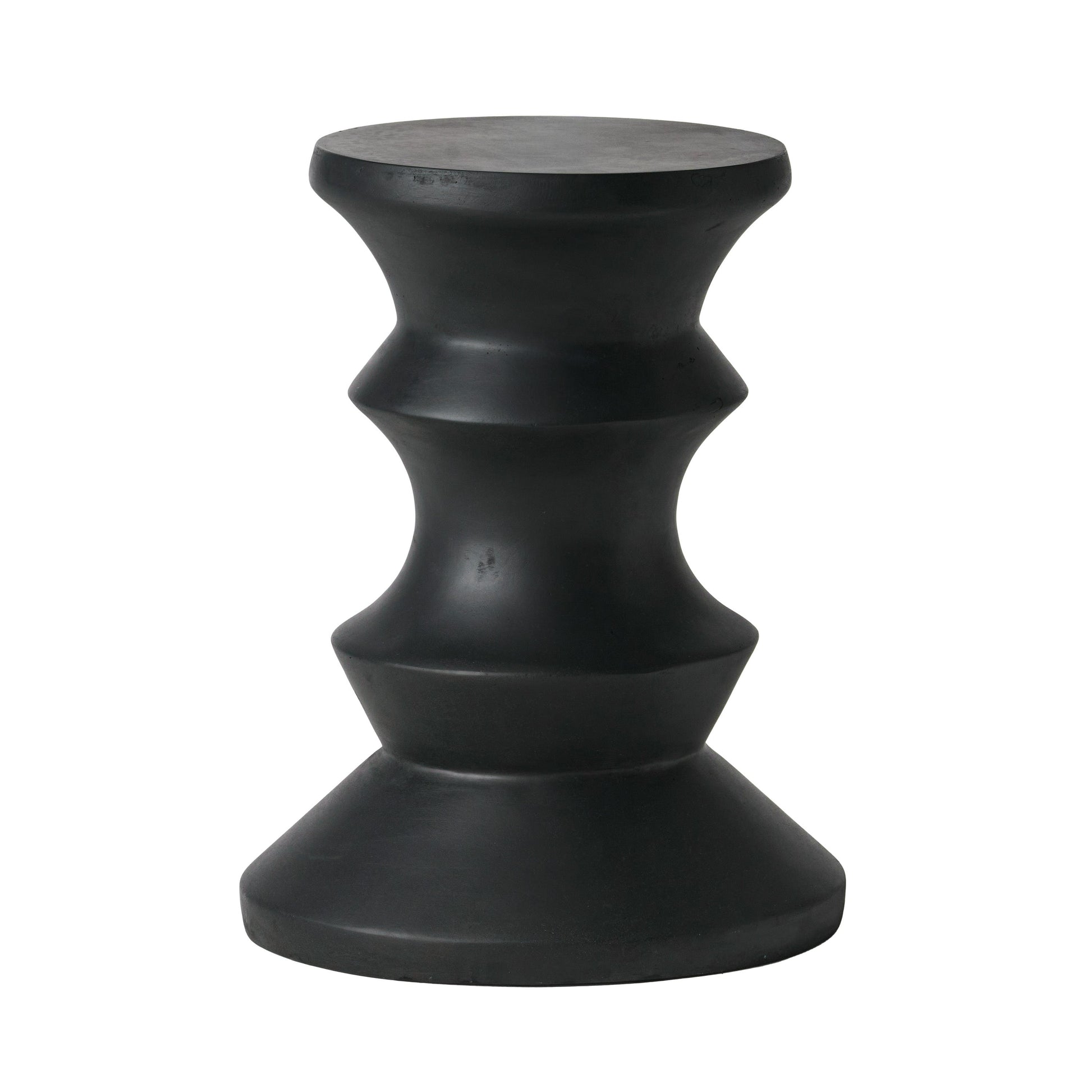 Side Table - Modern Black Concrete Accent Piece - Best Buy Furniture