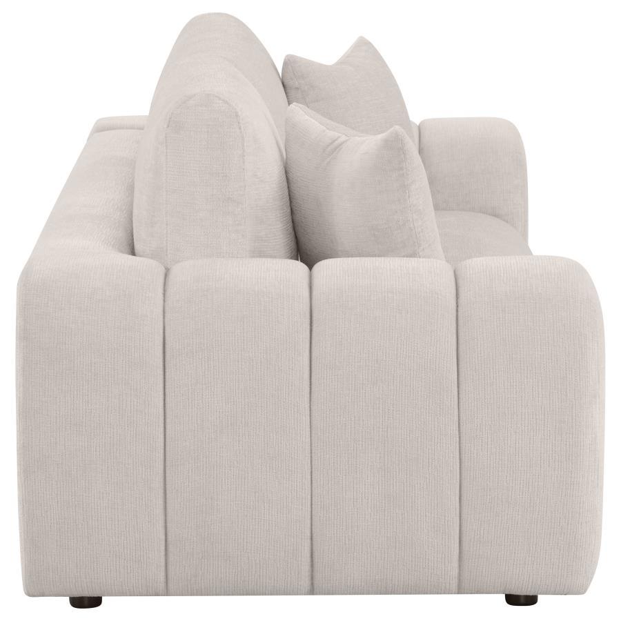 Burnett - Chenille Upholstered Wide Arm Sofa