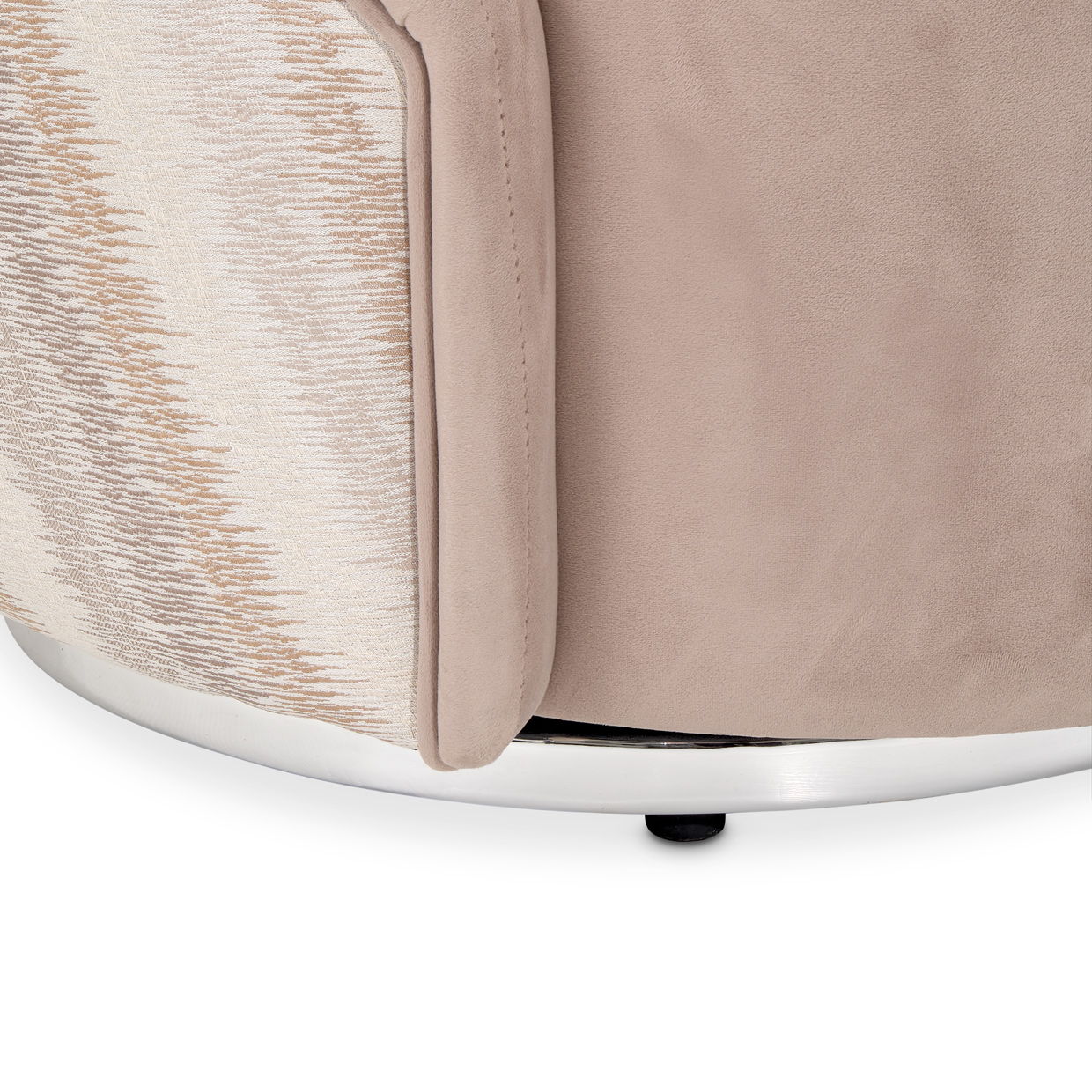 Lucca - Swivel Chair - Silver