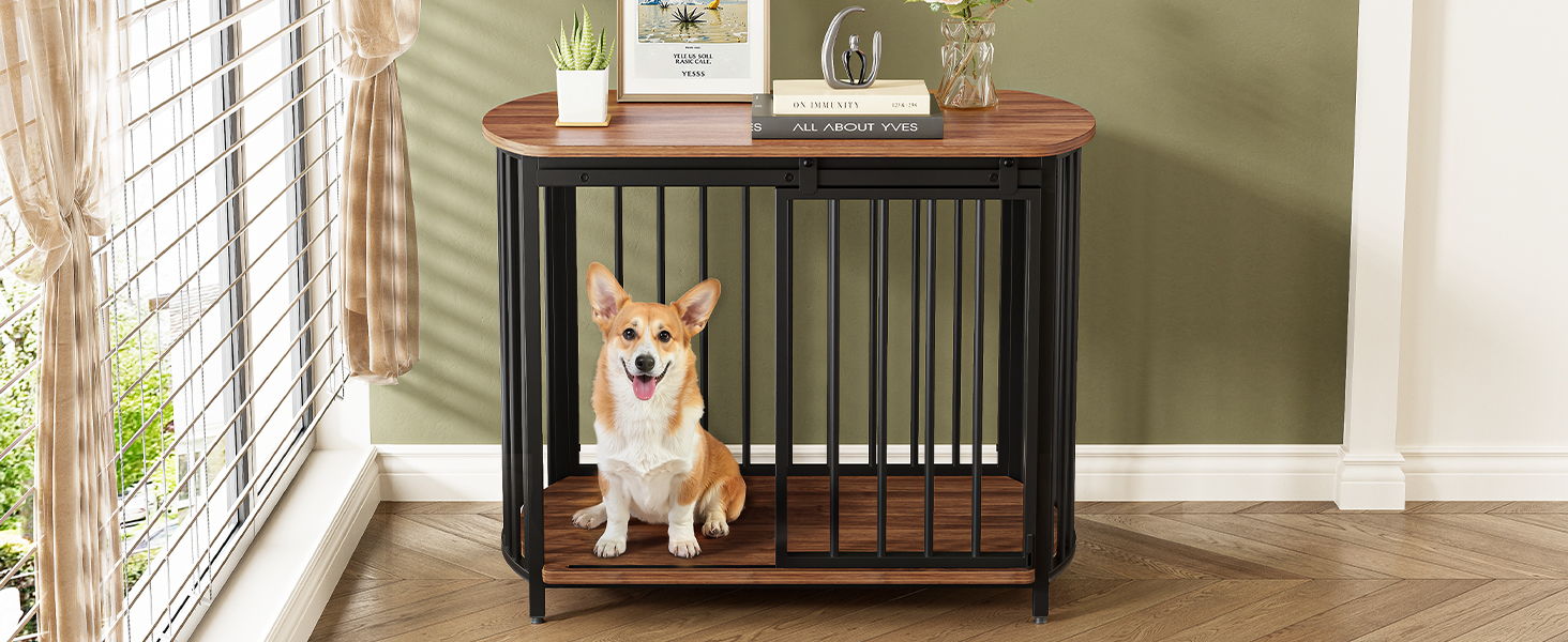 Furniture Style Dog Crate For Small And Medium Dogs