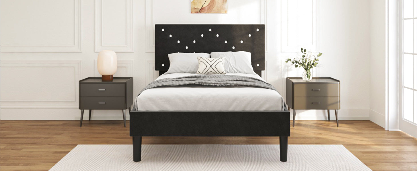 Upholstered Platform Bed