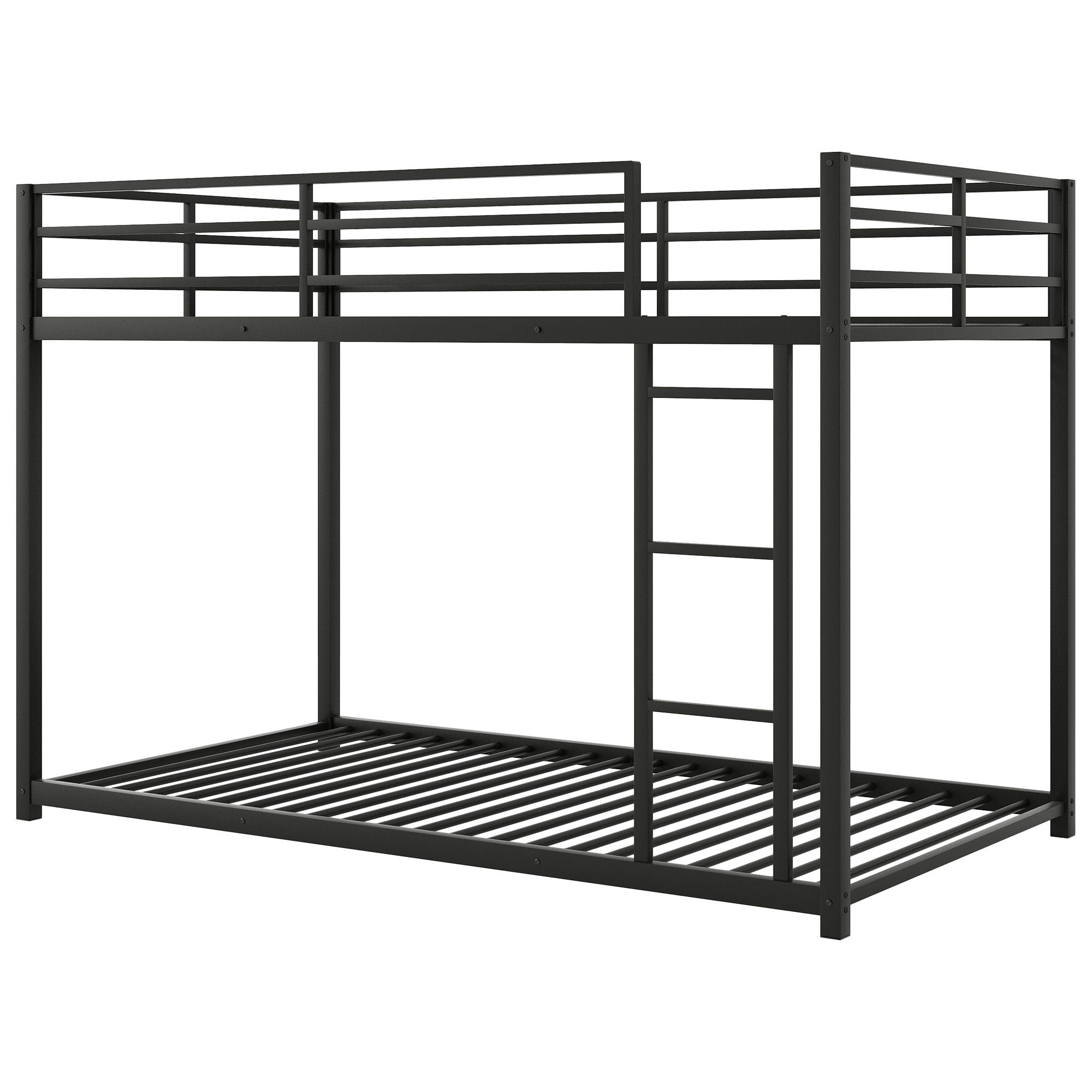 Metal Bunk Bed, Low Bunk Bed With Ladder
