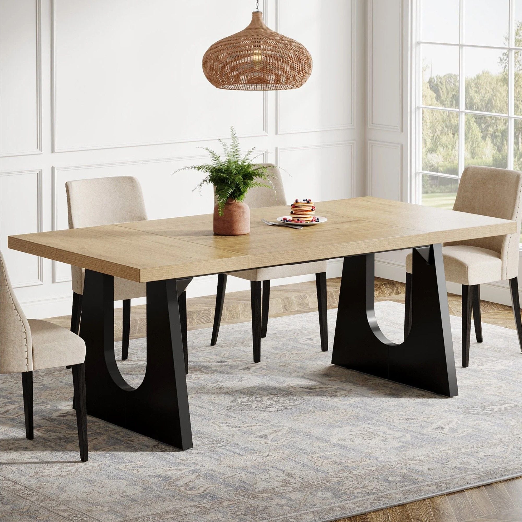 Dining Large Rectangular Kitchen & Dinner Table