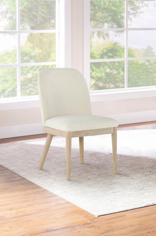 Solano - Upholstered Dining Side Chair (Set of 2) - Beige