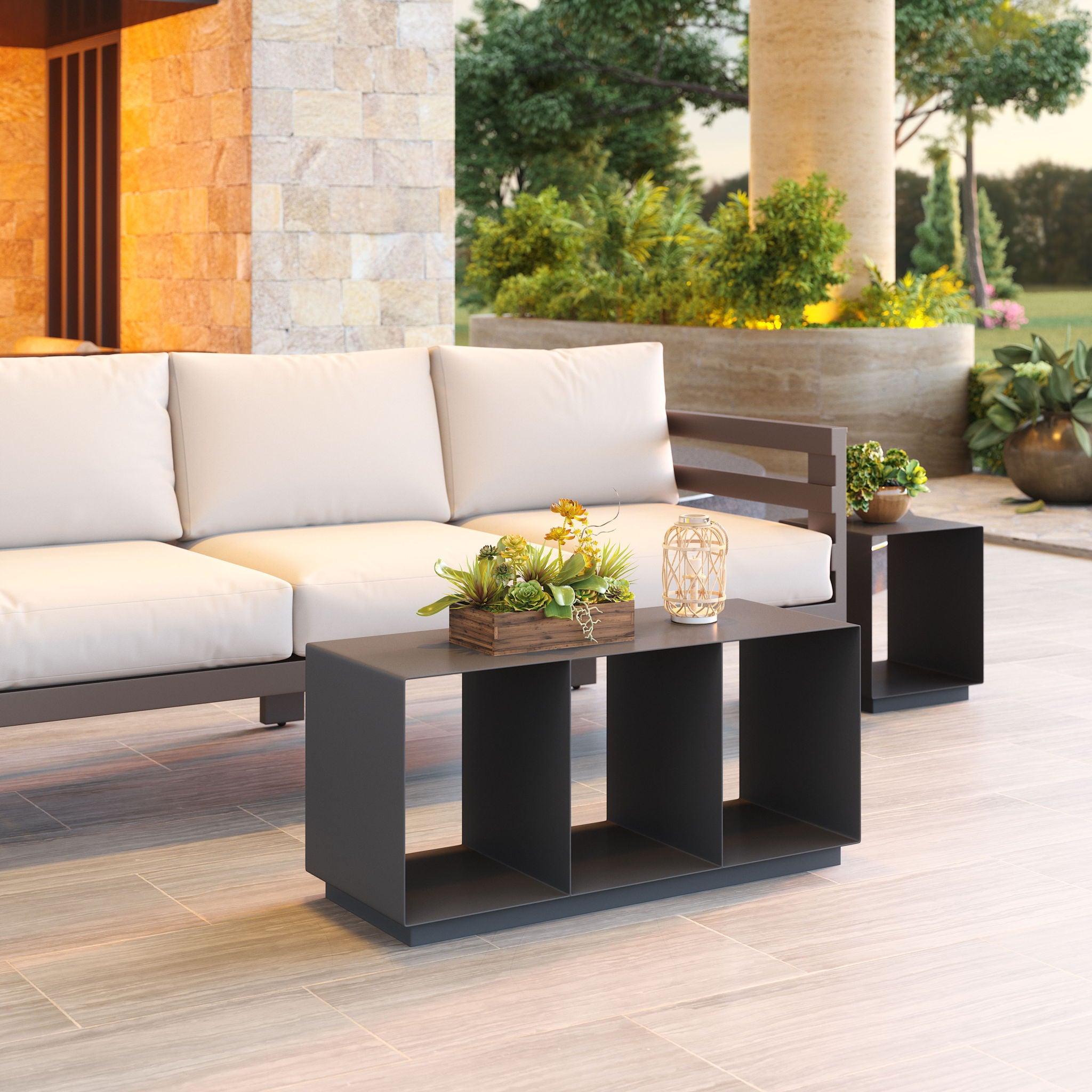 Kokos - Outdoor Coffee Table - Charcoal