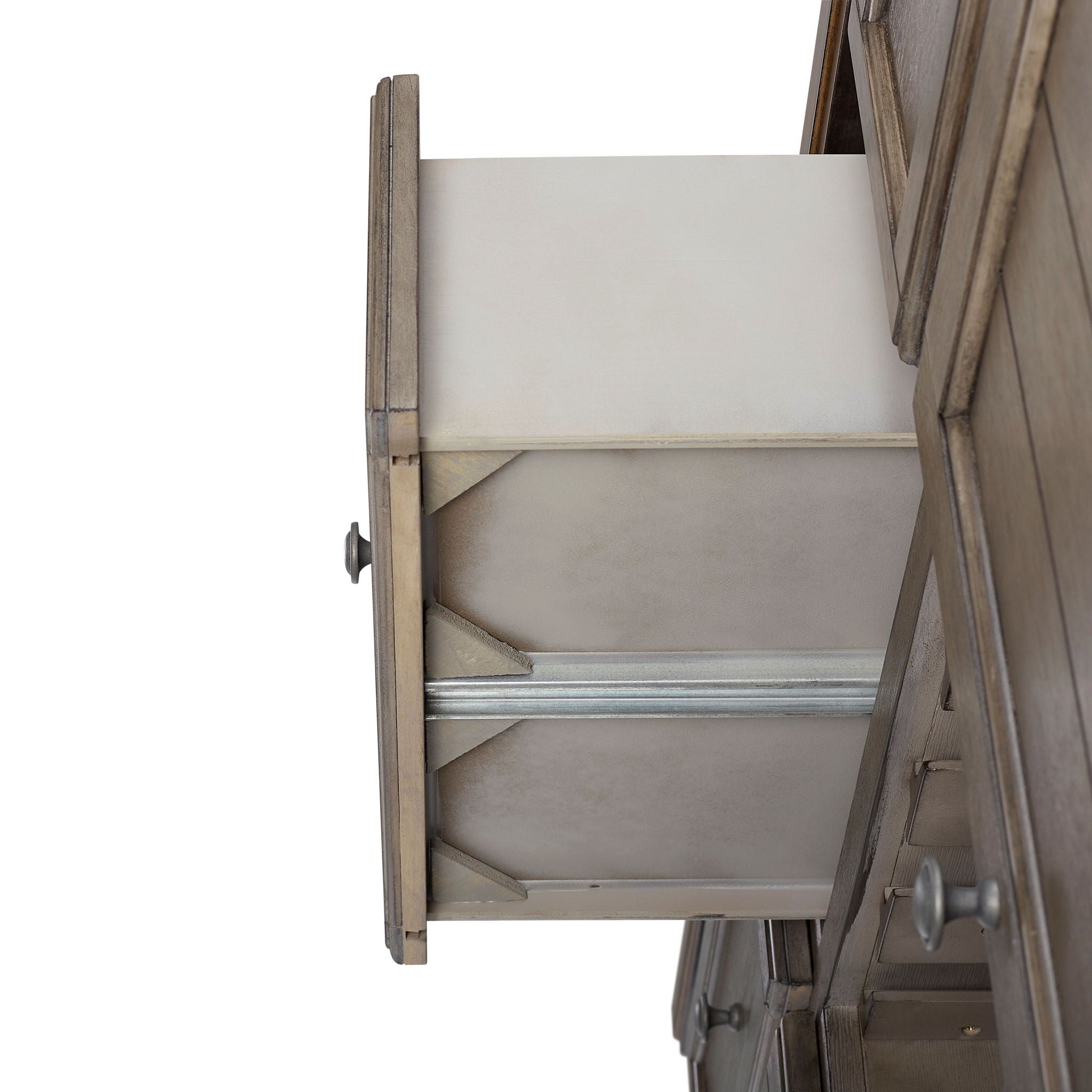 Rustic Two Tone Sever With Powerpack - Gray - Best Buy Furniture