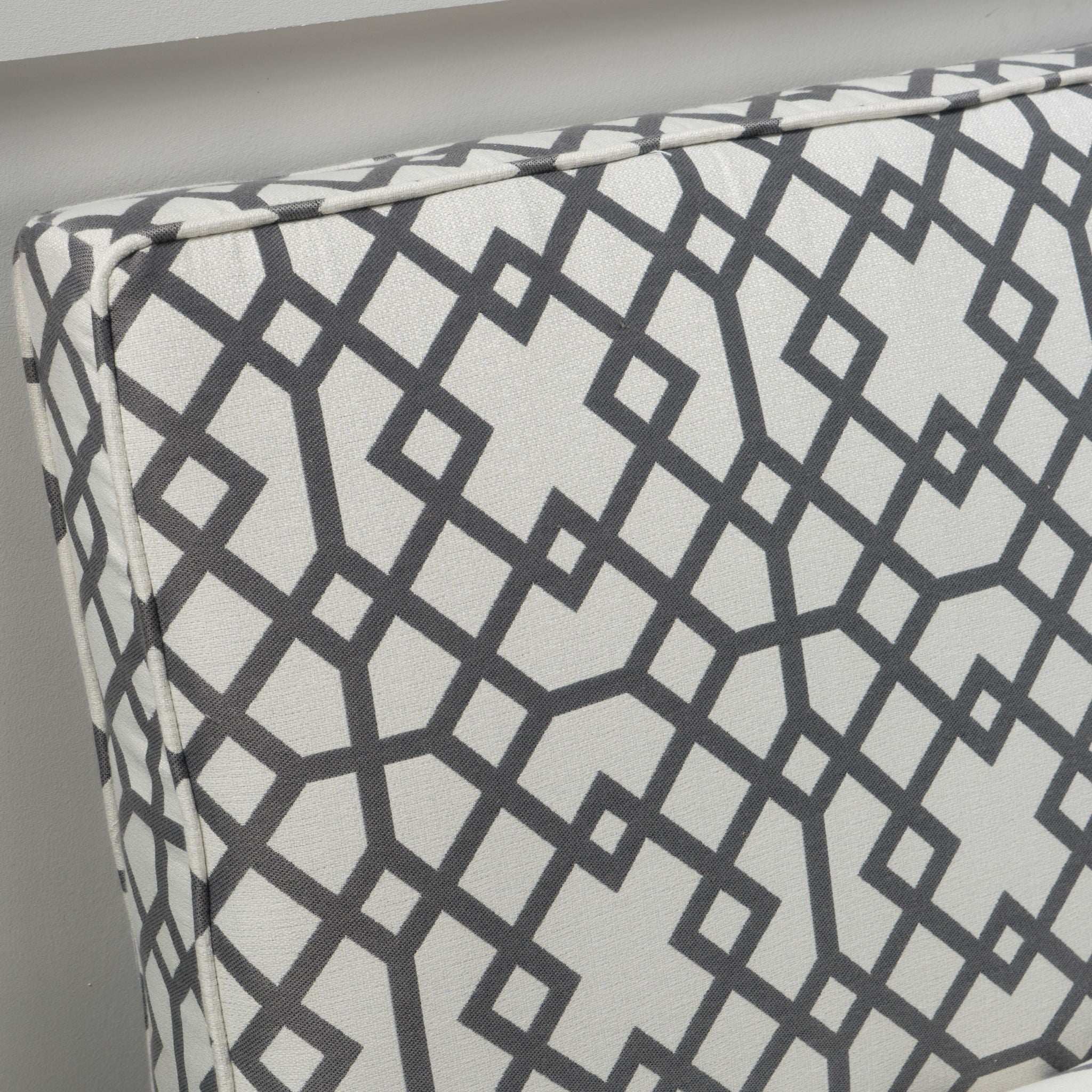 Contemporary Loveseat With Upholstered Fabric And Birch Wood Legs - Gray