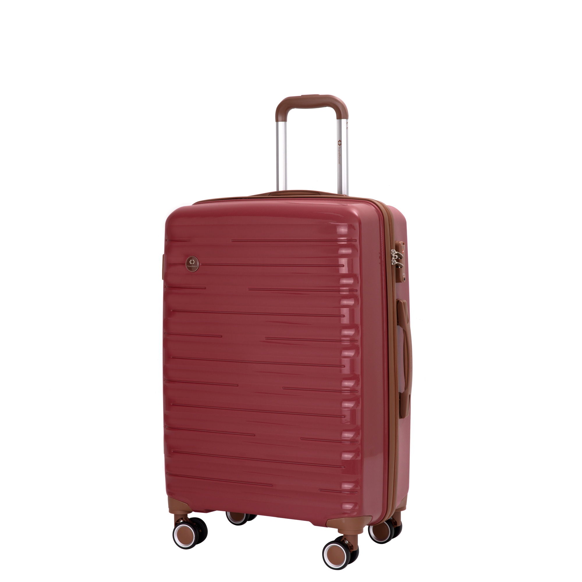 5 Piece Set Hardshell Carry On Luggage Set With Tsa Lock