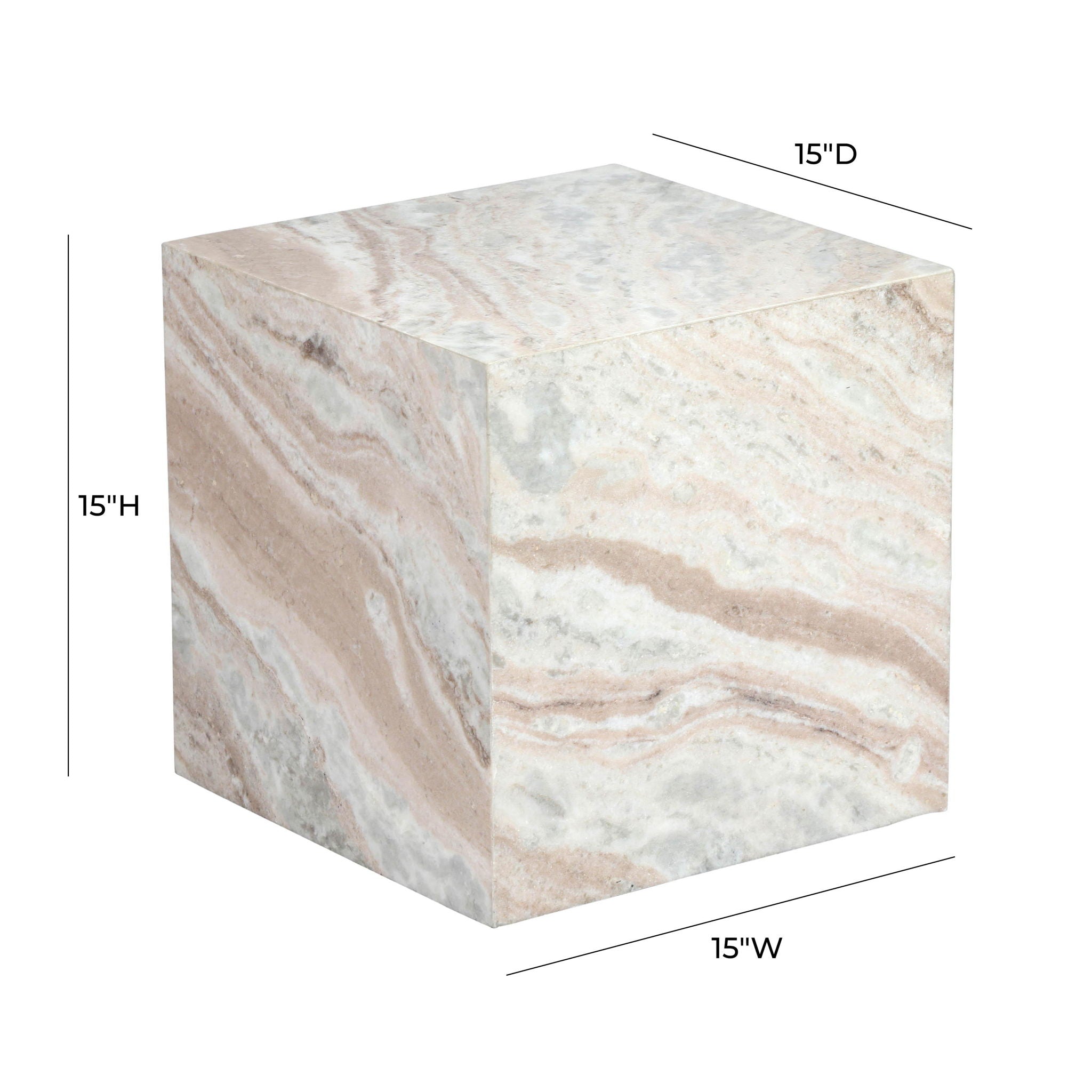 Keira - Marble Side Table