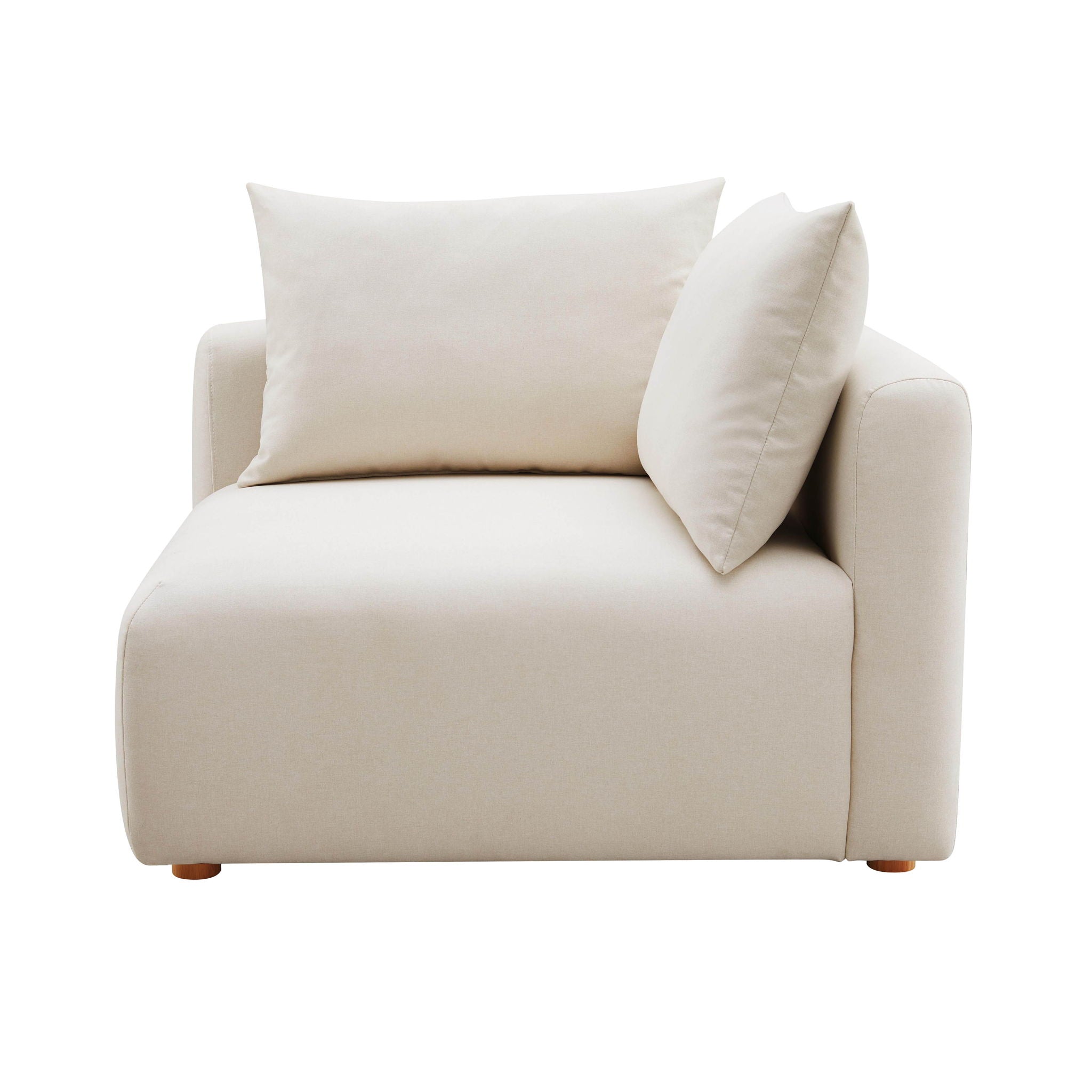 Hangover - Linen Modular Corner Chair - Cream