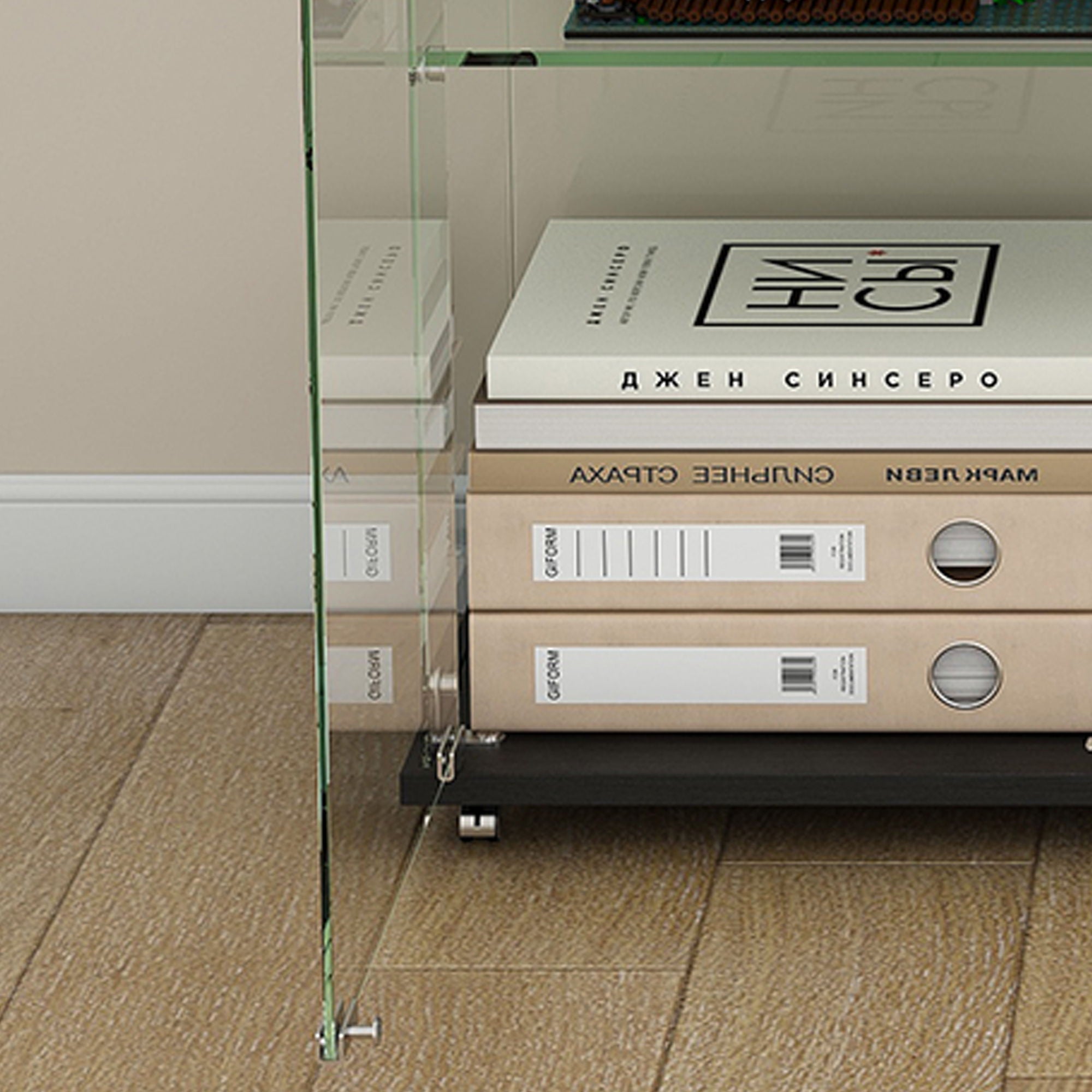 Premium 5 Tier Glass Display Case With 5 Dynamic LED Modes