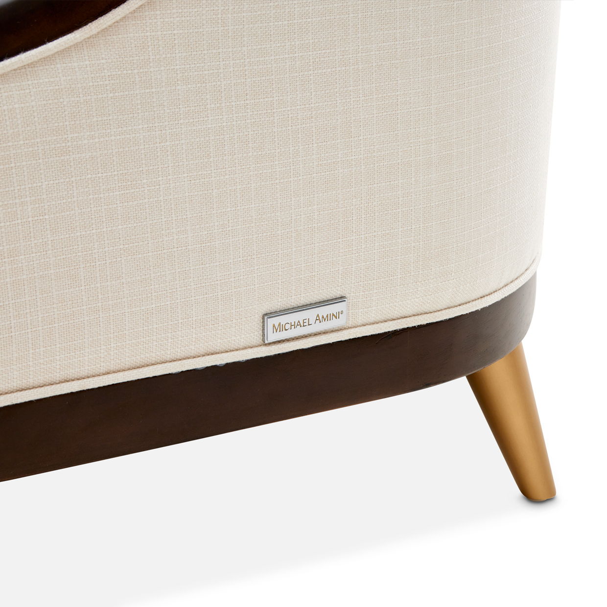 Belmont Place - Accent Chair - Cream / Espresso