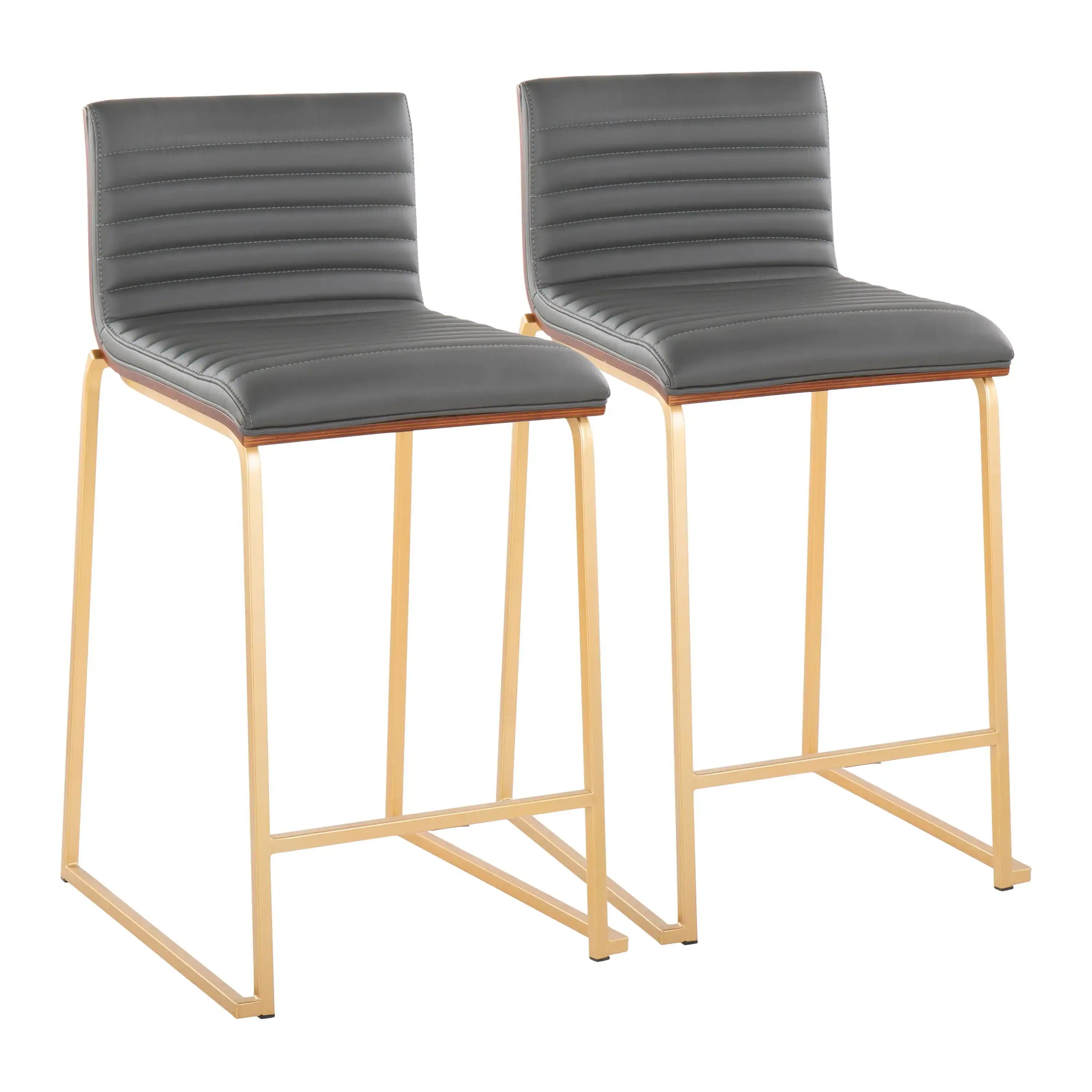 Mason Mara - Contemporary Design Fixed Height Counter Stool (Set of 2) - Best Buy Furniture