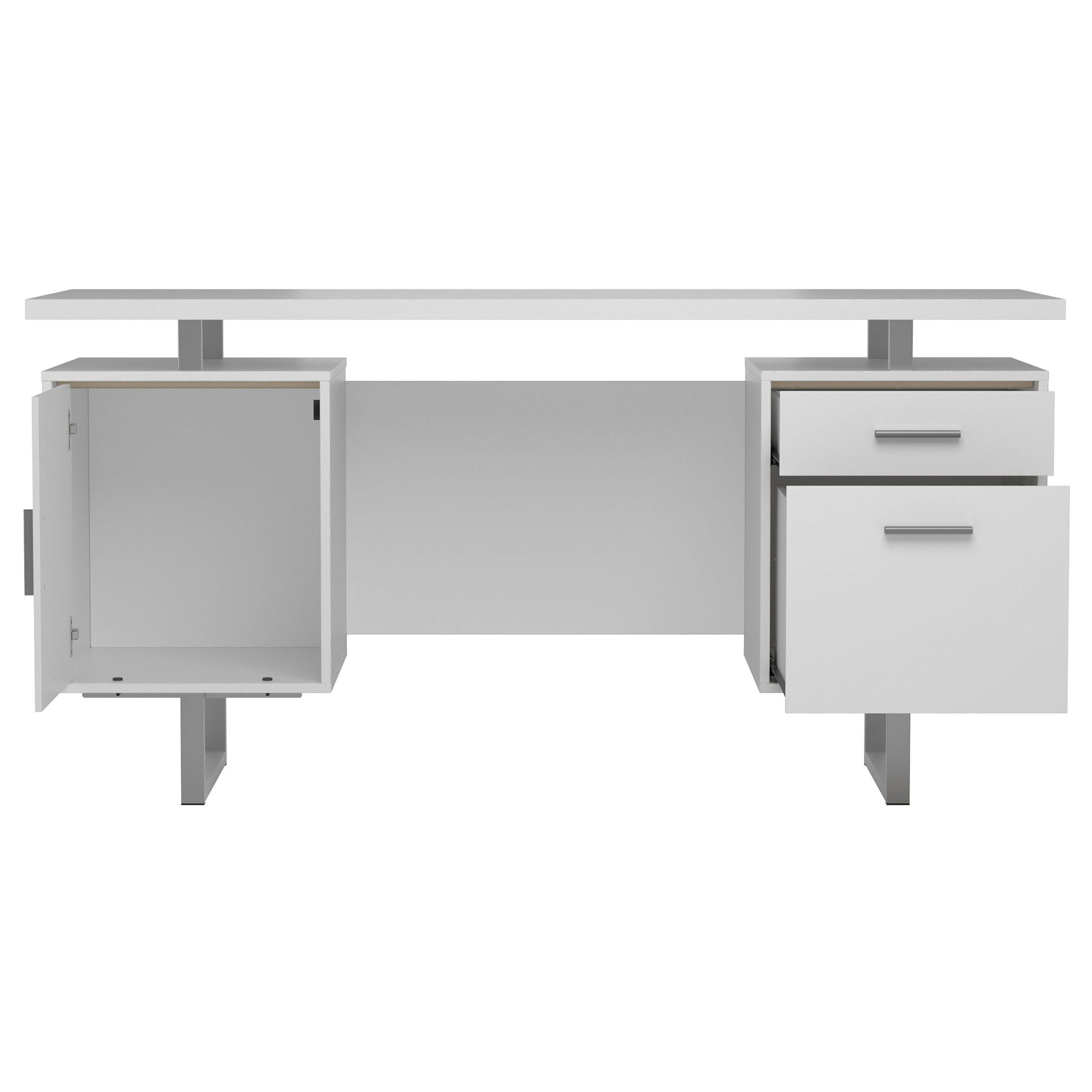 Contemporary 2 Drawer Computer Desk