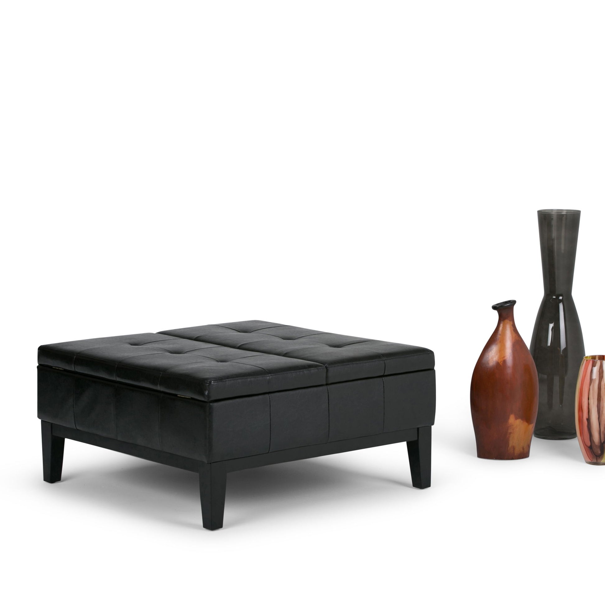 Dover - Multifunctional Lift Top Coffee Table Storage Ottoman - Best Buy Furniture