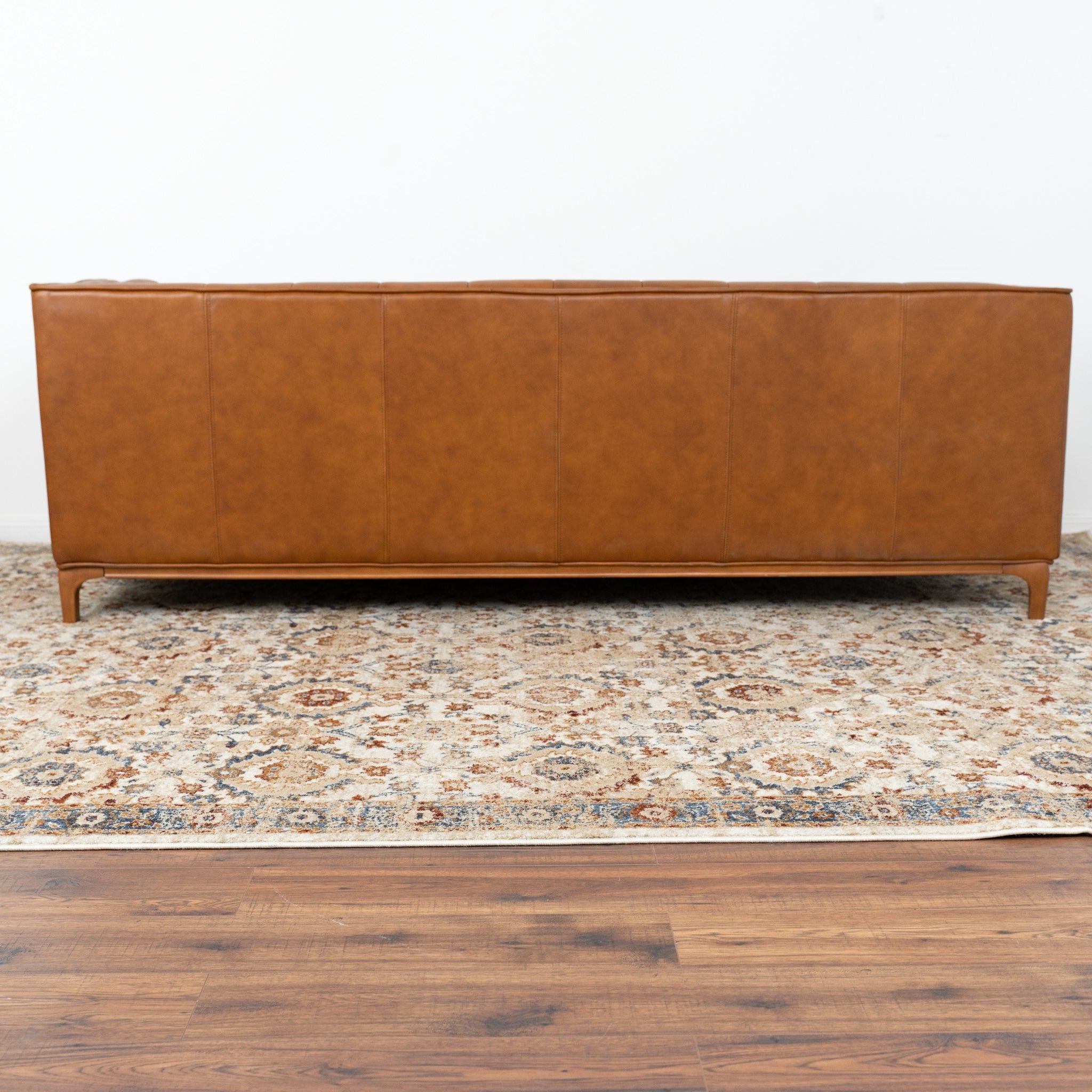Mara - Tufted Sofa - Cognac / Tan