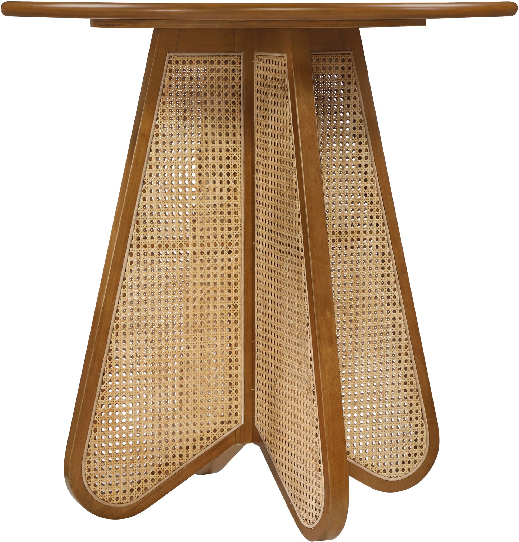 Butterfly - Solid Wood And Natural Cane Table