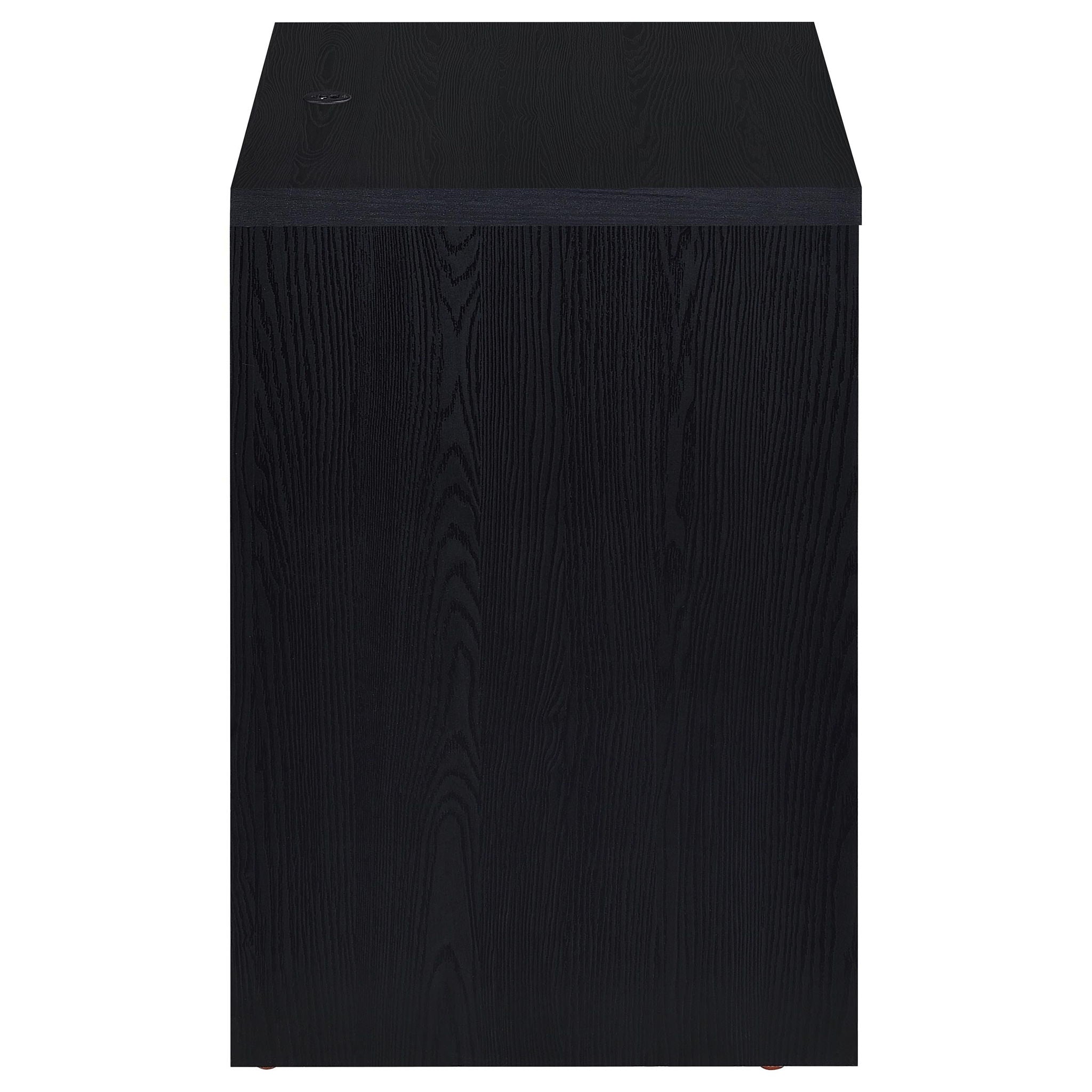 Transitional Nightstand With Dual USB Charging And Motion Sensor Light