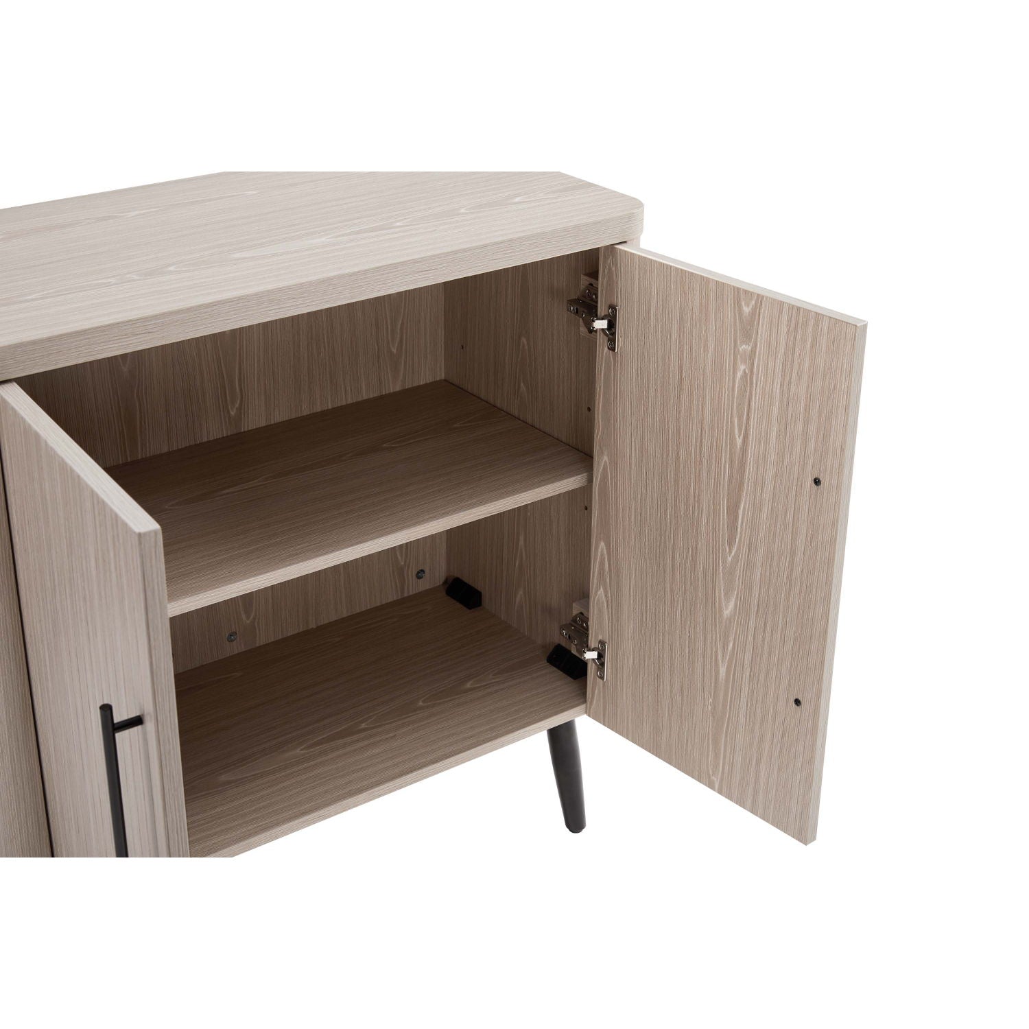 Jodie - Fluted Accent Cabinet - Oak