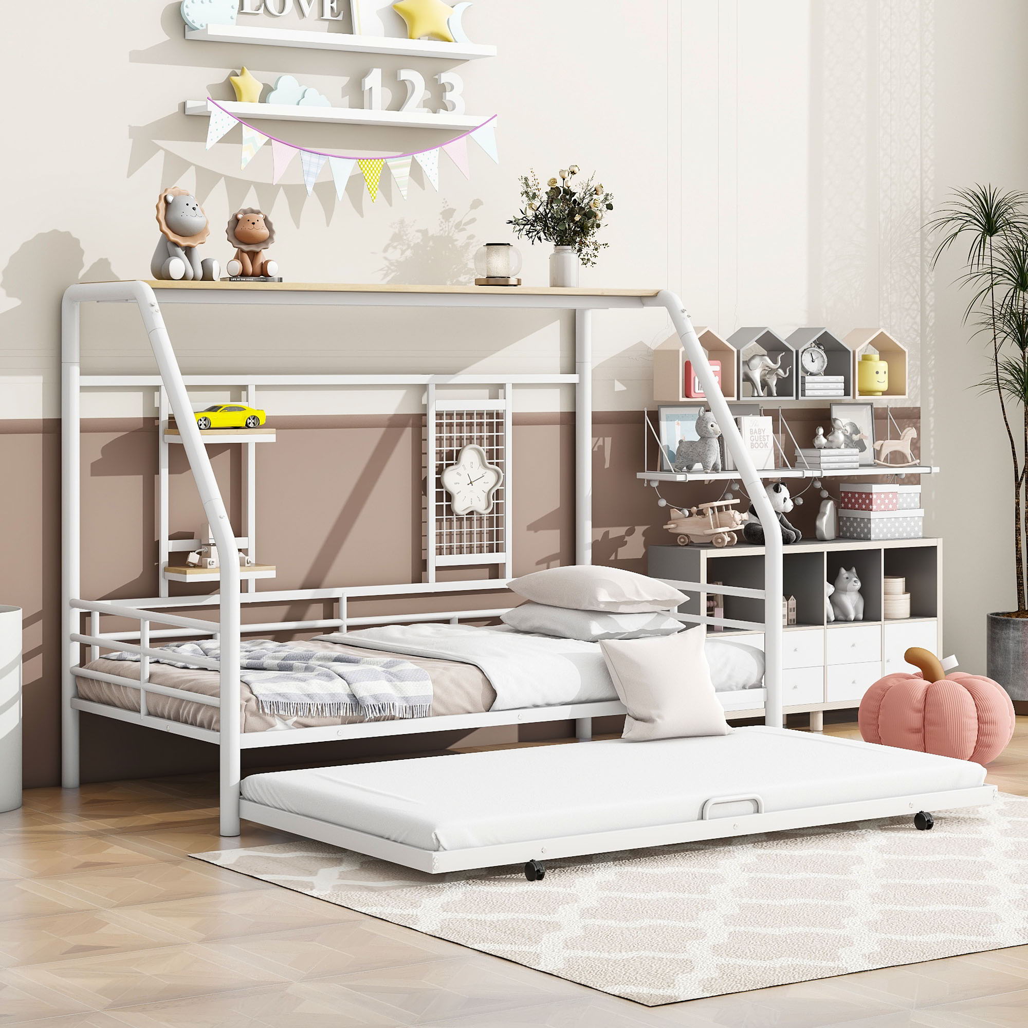 Playhouse Design Bed With Trundle